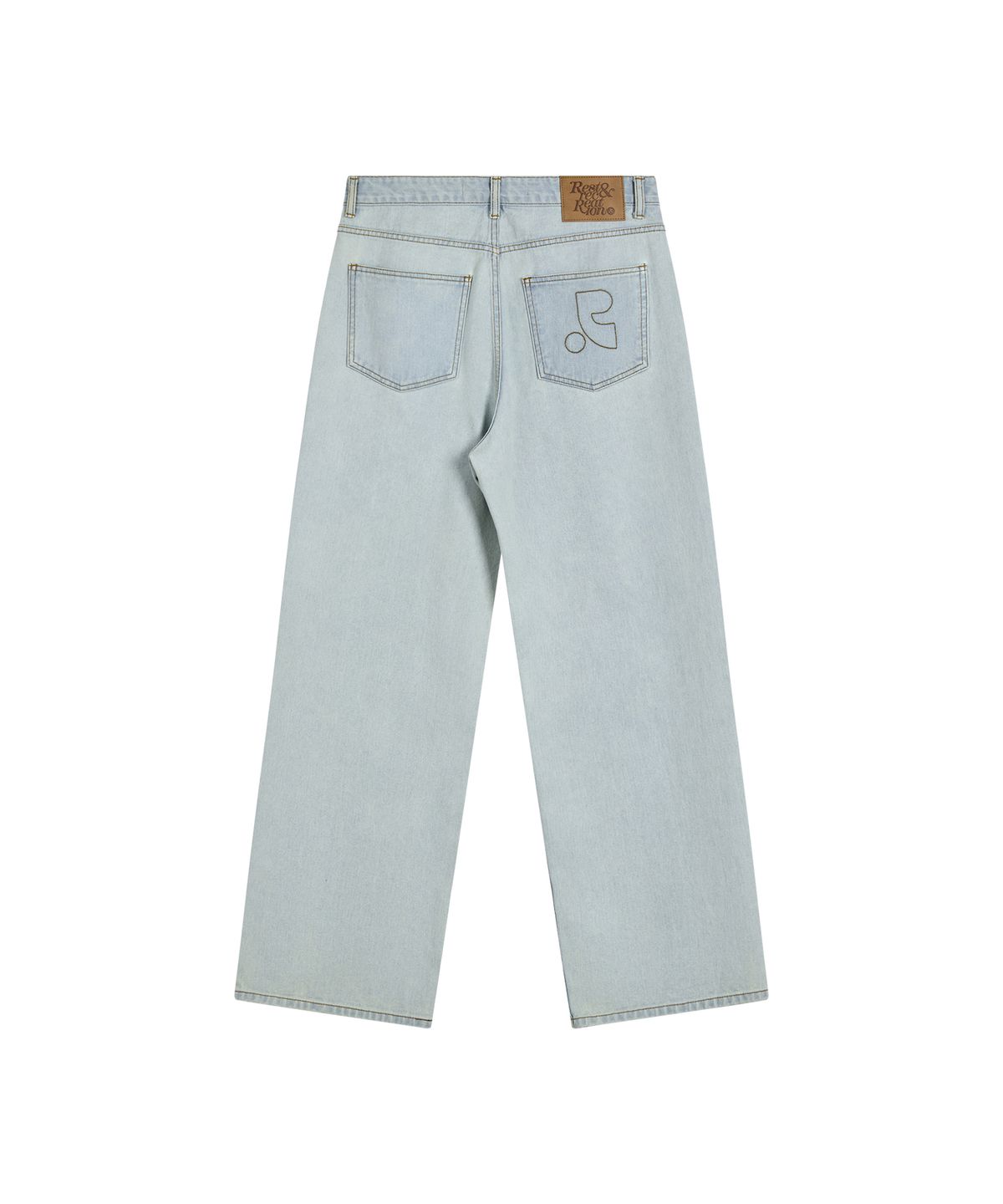 레스트앤레크레이션(REST&RECREATION) WASHED JEANS - LIGHT BLUE