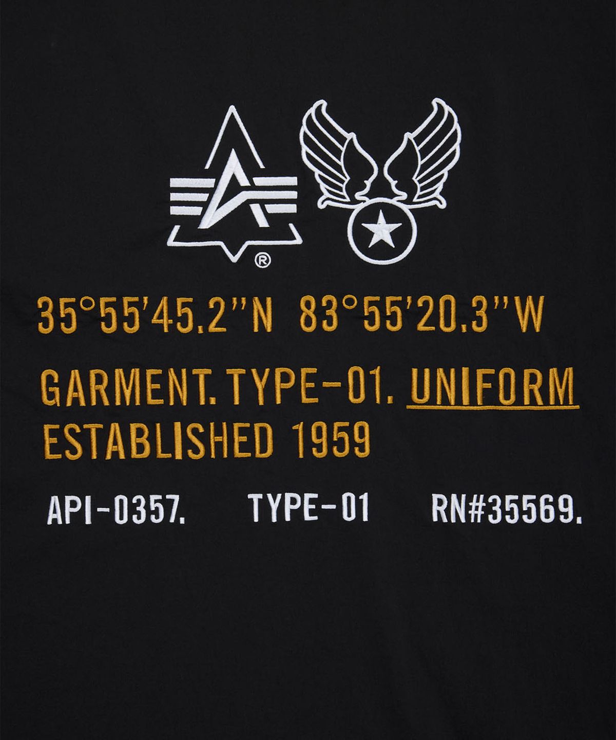 알파 인더스트리(ALPHA INDUSTRIES) SS 퍼티그 릴랙스드 데코 셔츠 블랙