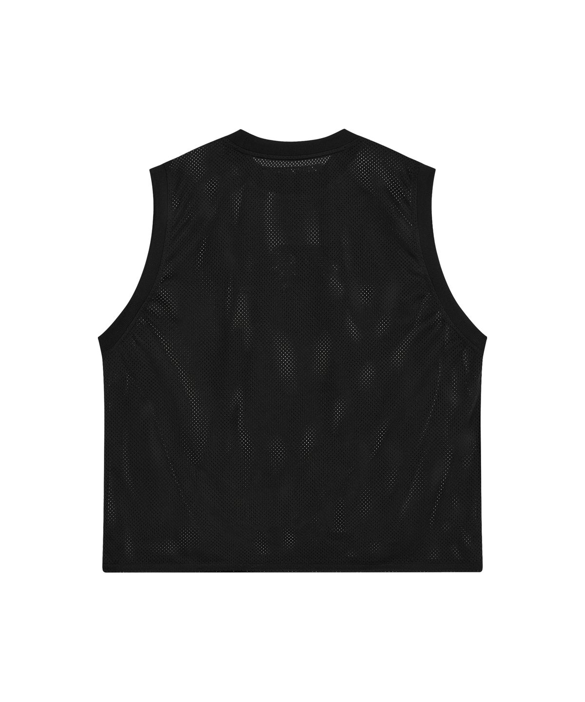 레스트앤레크레이션(REST&RECREATION) ANIME LOGO MESH VEST - BLACK
