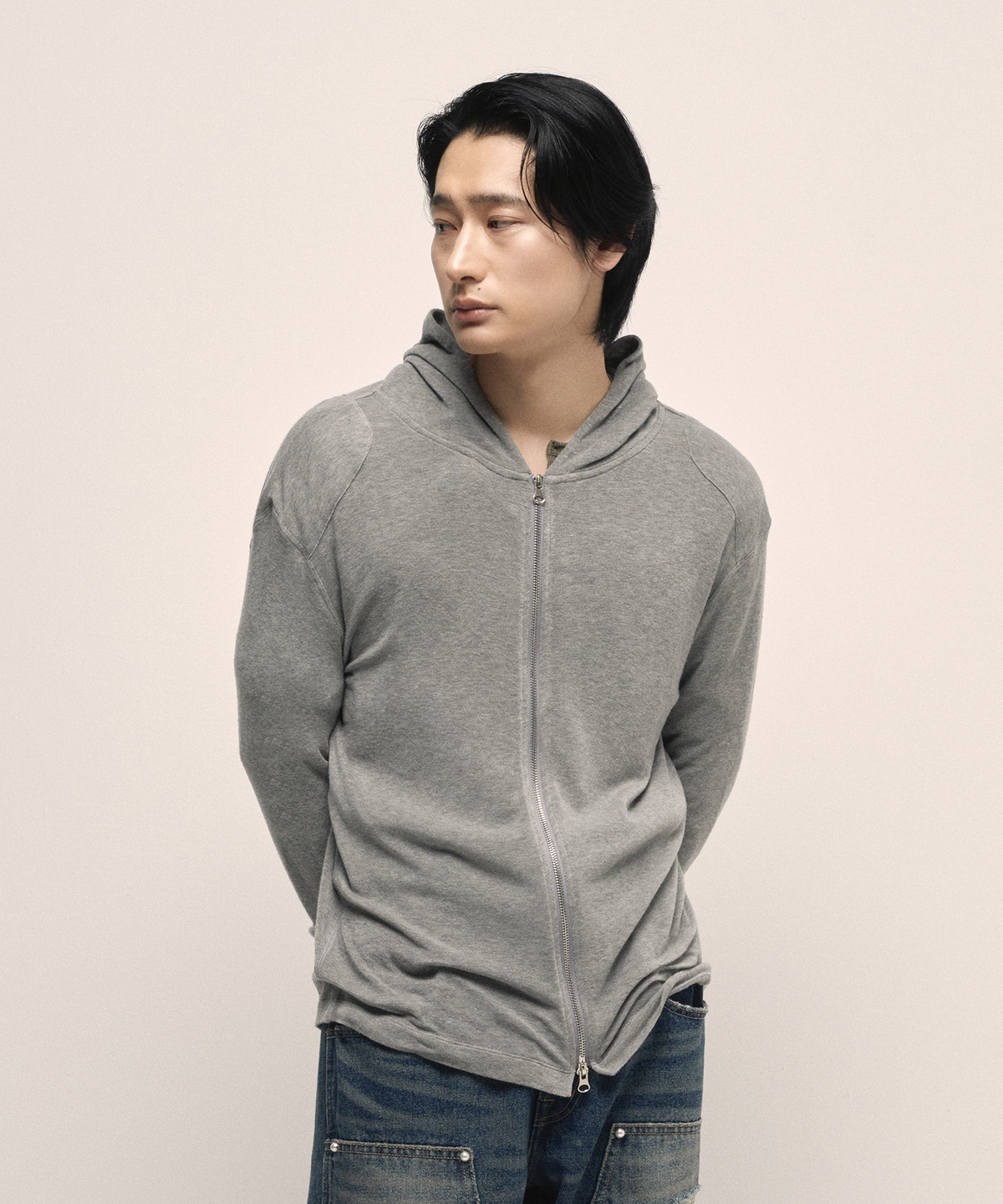 무라(MURRA) 위켄더 후드 집업 _ 그레이