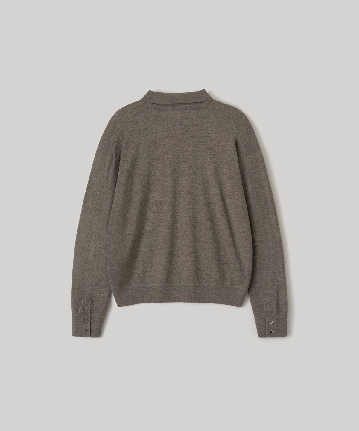 어나더 오피스(ANOTHER OFFICE) Soutien Collar Knit Pullover (Earth)