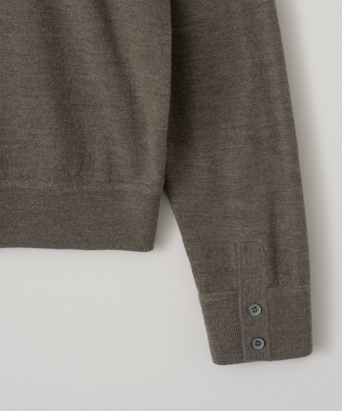 어나더 오피스(ANOTHER OFFICE) Soutien Collar Knit Pullover (Earth)