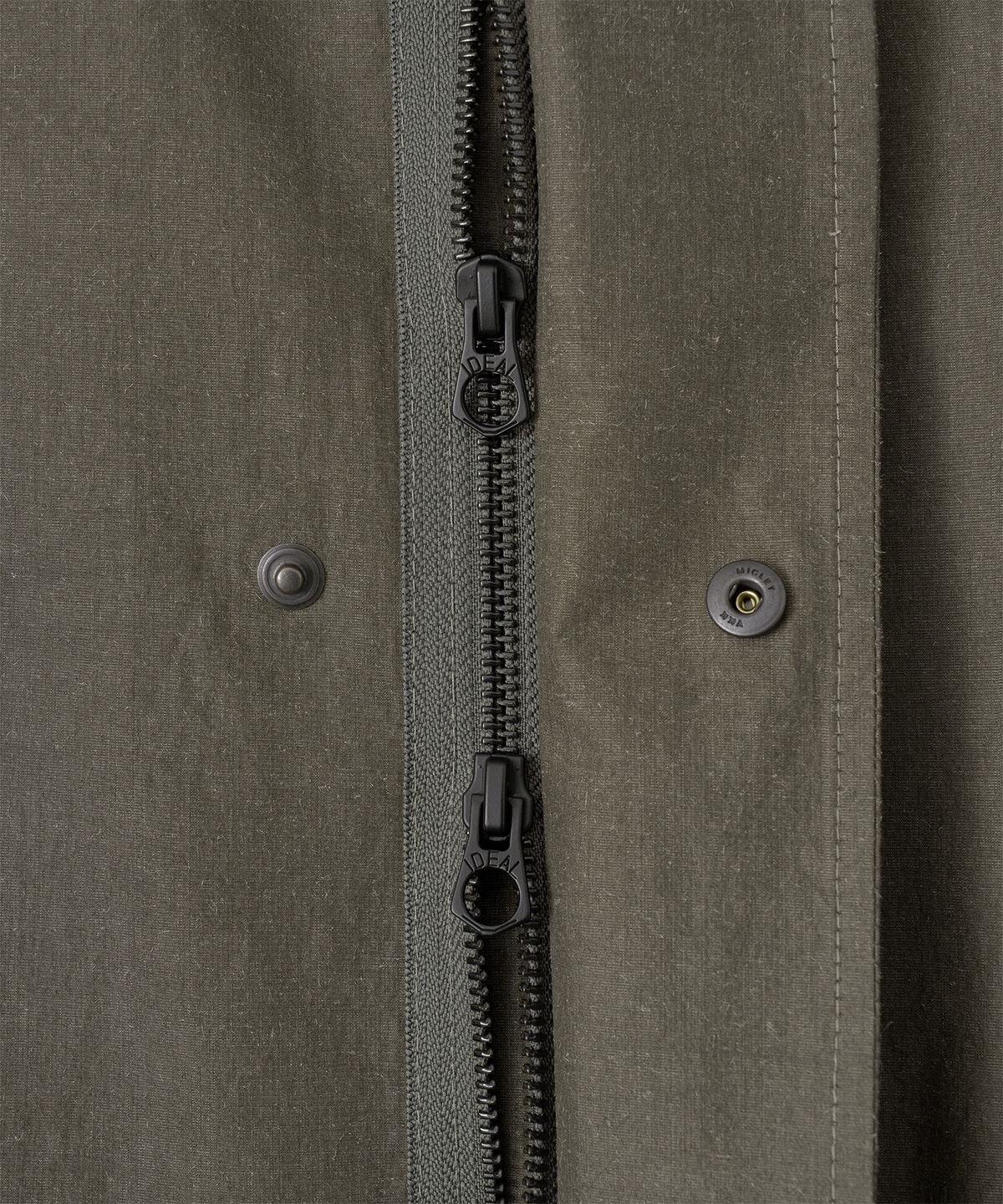 어나더 오피스(ANOTHER OFFICE) Silk Nep Mods Coat (Khaki)