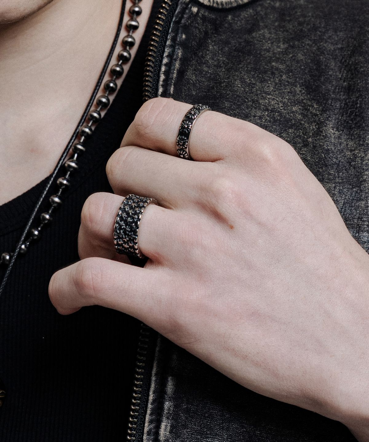 스칼렛또블랙(SCALETTOBLACK) RAM008 Stellar Night Ring #