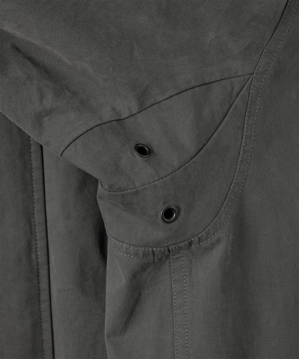 어나더 오피스(ANOTHER OFFICE) Brushed Bomber Jacket (Graphite)