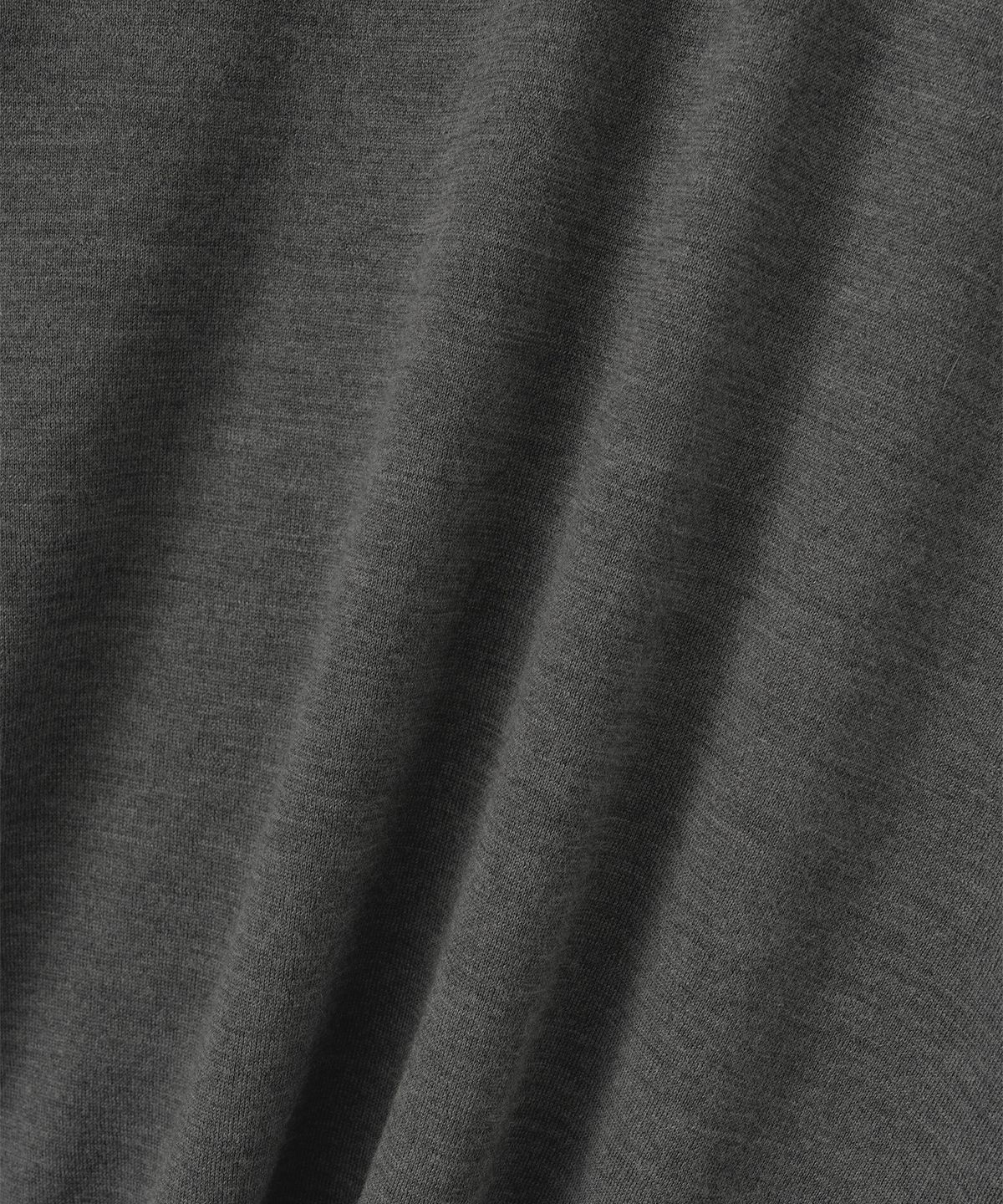 어나더 오피스(ANOTHER OFFICE) Current Layered V-Neck Knit (Charcoal)