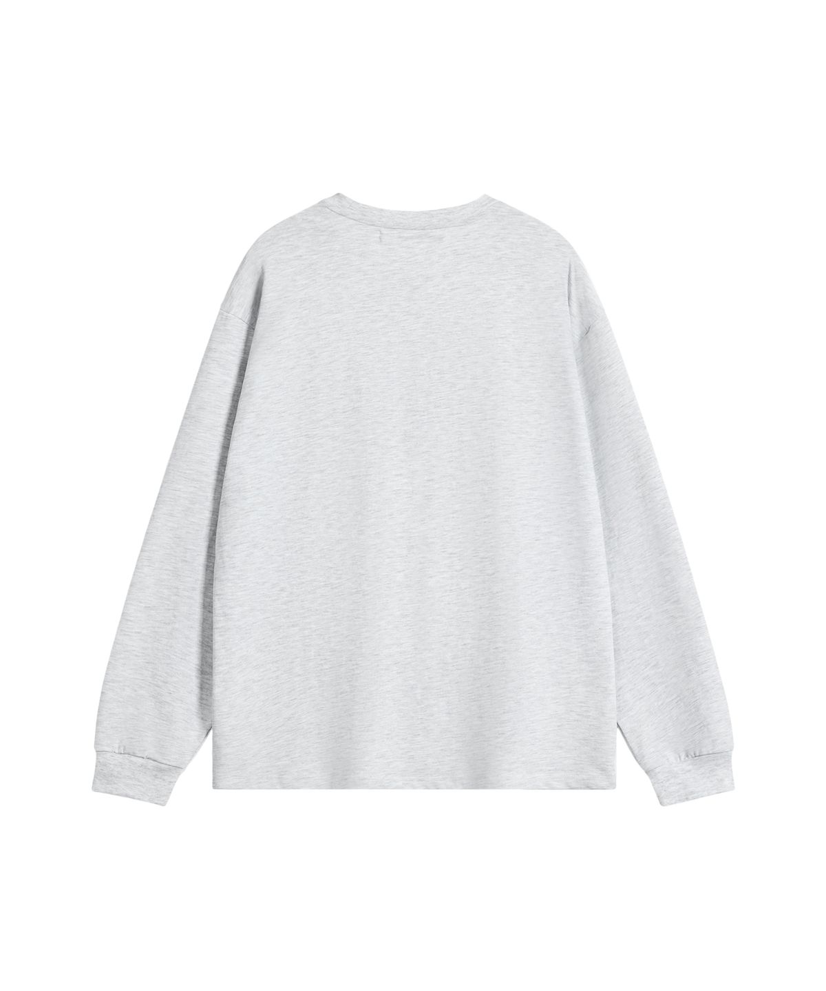 레스트앤레크레이션(REST&RECREATION) ANIME LOGO LONG SLEEVE TOP - LIGHT GREY