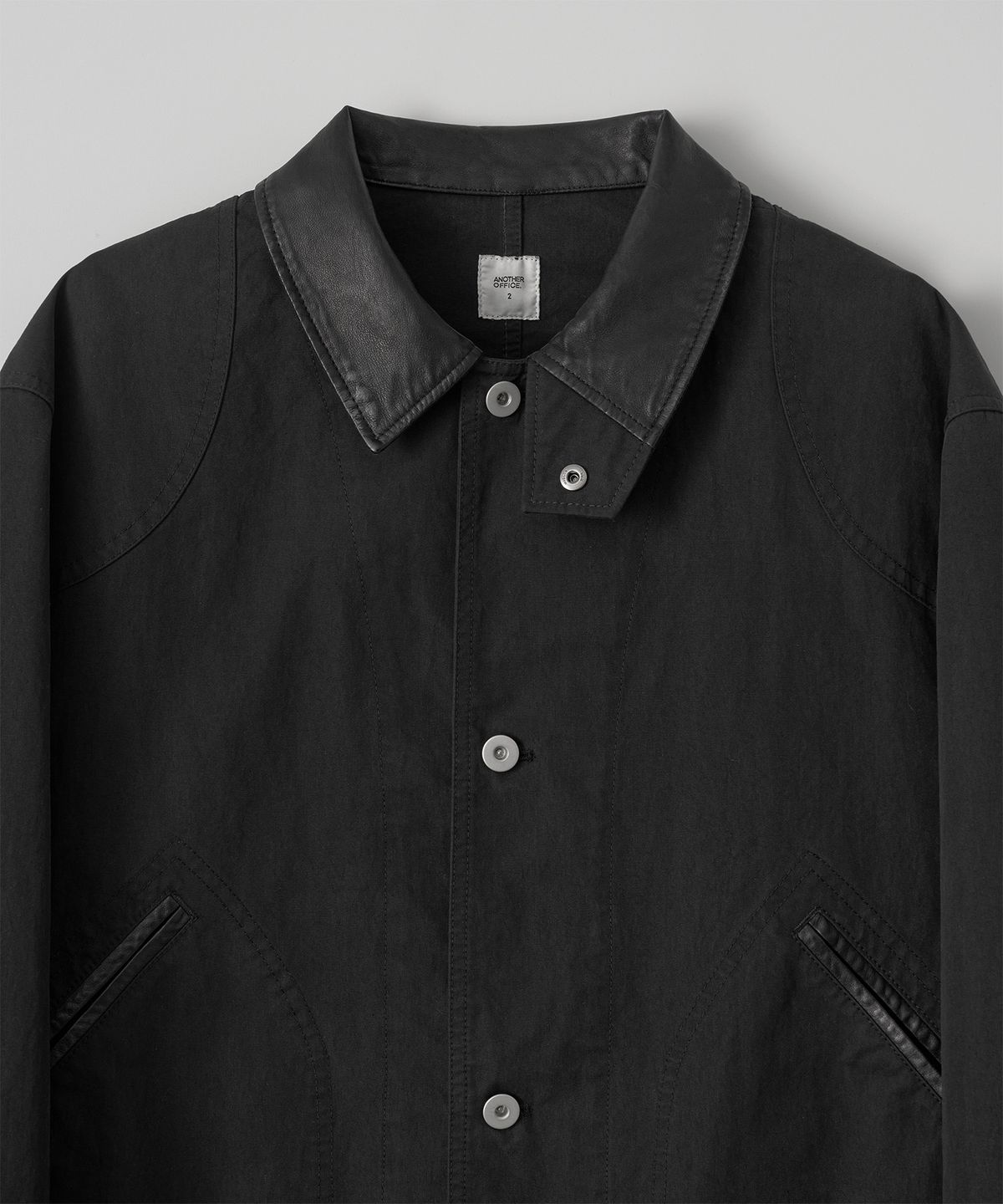 어나더 오피스(ANOTHER OFFICE) Lumberjack Jacket (Black)