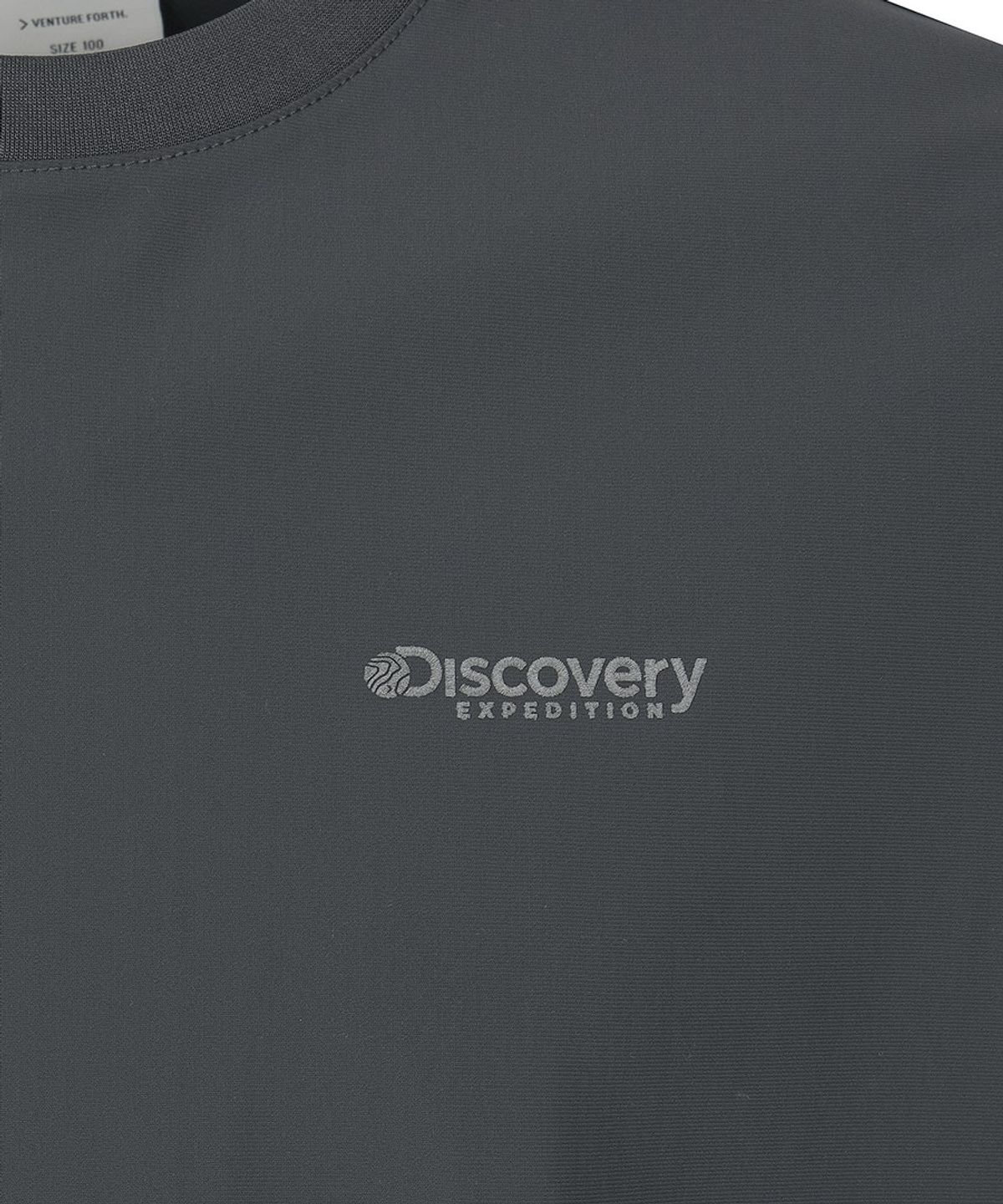 디스커버리 익스페디션(DISCOVERY EXPEDITION) 남성 프레시벤트 프레보나 트리코트 반팔티셔츠 (D.GREY)