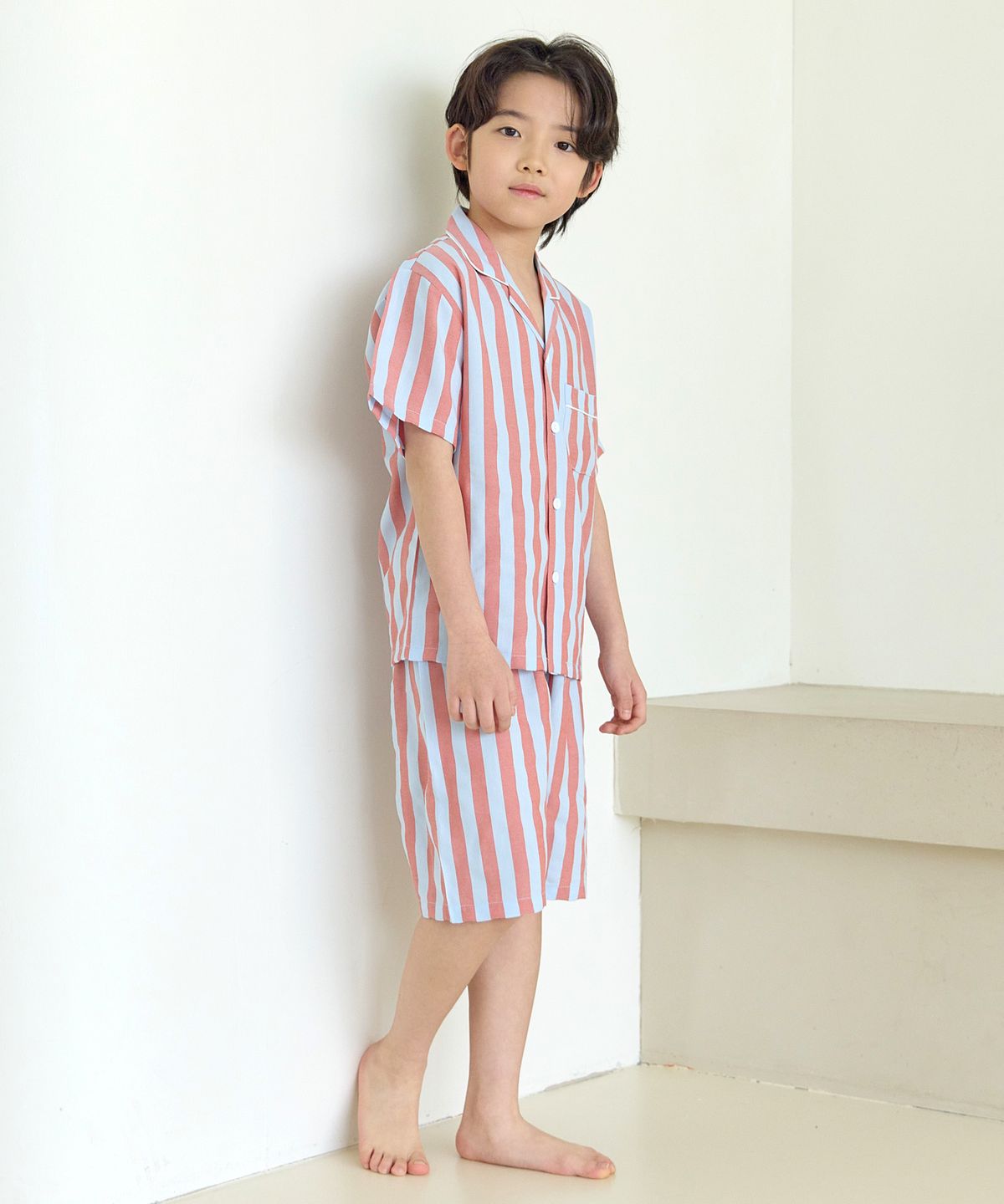 핑코코(PINGCOCO) 150 스카이블 아동 주니어 반소매 파자마세트