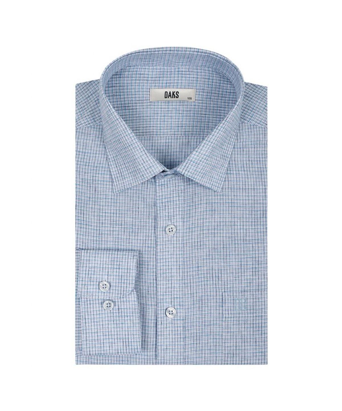 닥스셔츠(DAKS SHIRTS) 린넨혼방 마이크로패턴 드레스셔츠 레귤러핏_DMS3SHDL122B1