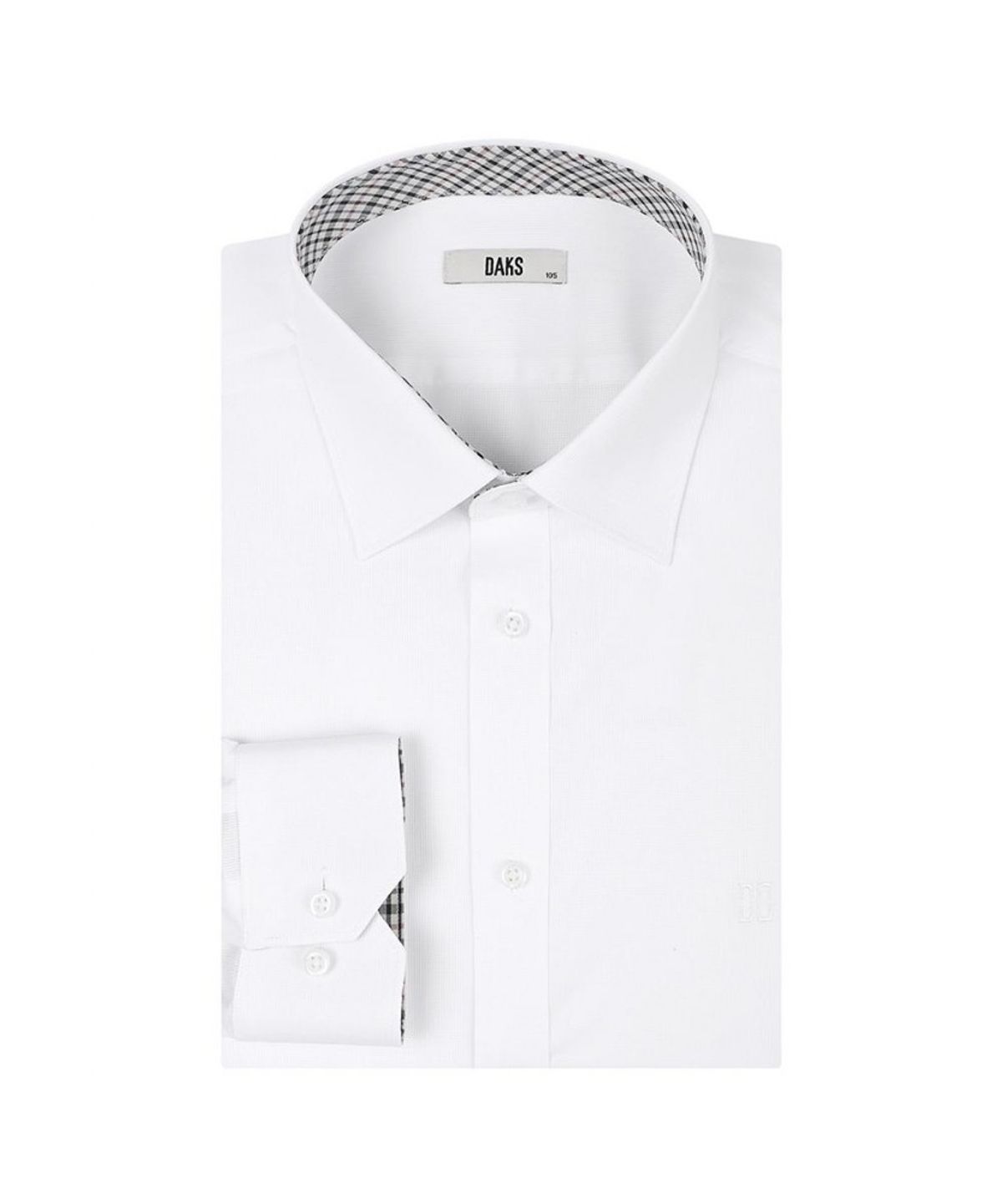 닥스셔츠(DAKS SHIRTS) 이지케어 배색 네크 드레스셔츠_DMS1SHDL114A1