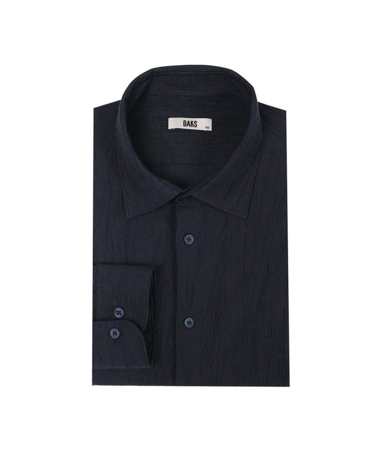 닥스셔츠(DAKS SHIRTS) 폴리혼방 플리츠 솔리드 캐주얼셔츠 레귤러핏_DMP1SHCL751N1