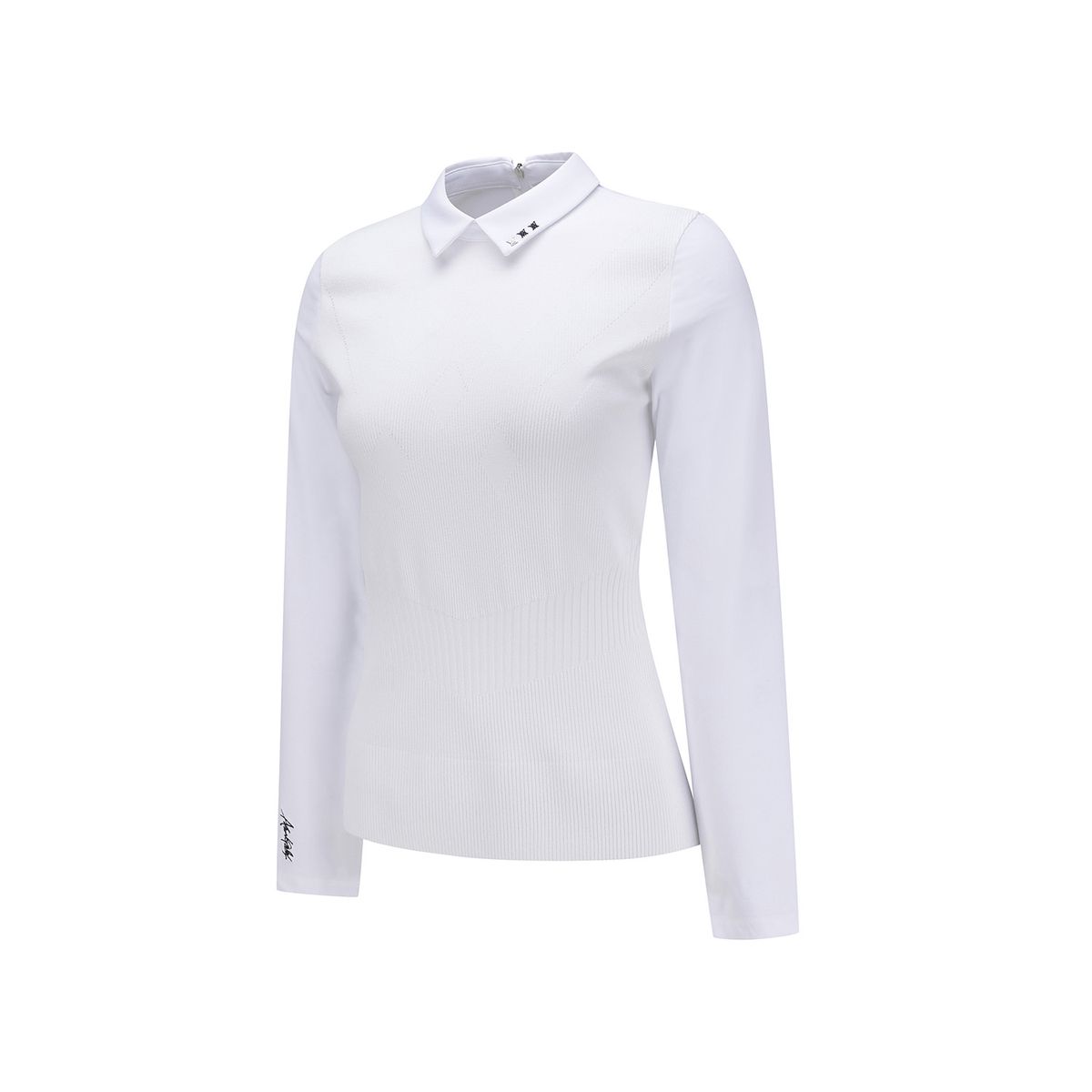 어뉴골프(ANEW GOLF) WOMEN HYBRID LONG T-SHIRT_WH