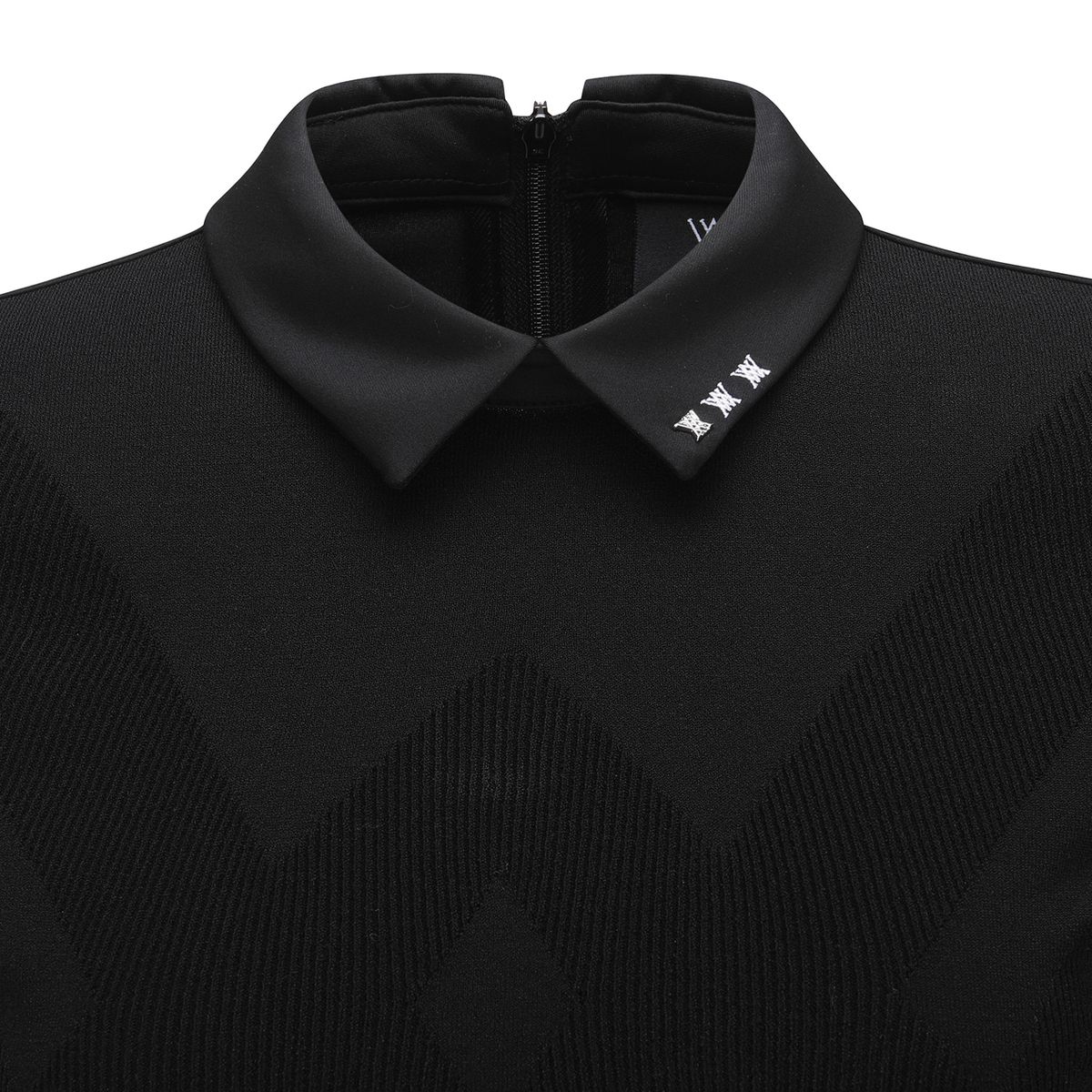 어뉴골프(ANEW GOLF) WOMEN HYBRID LONG T-SHIRT_BK