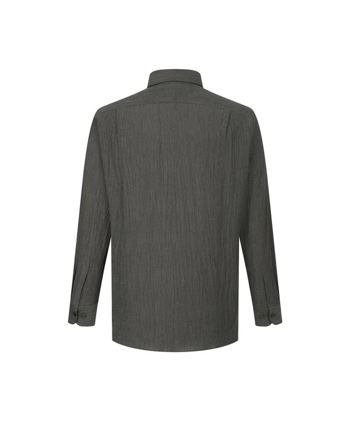 닥스셔츠(DAKS SHIRTS) 폴리혼방 플리츠 솔리드 캐주얼셔츠 레귤러핏_DMP1SHCL751G1