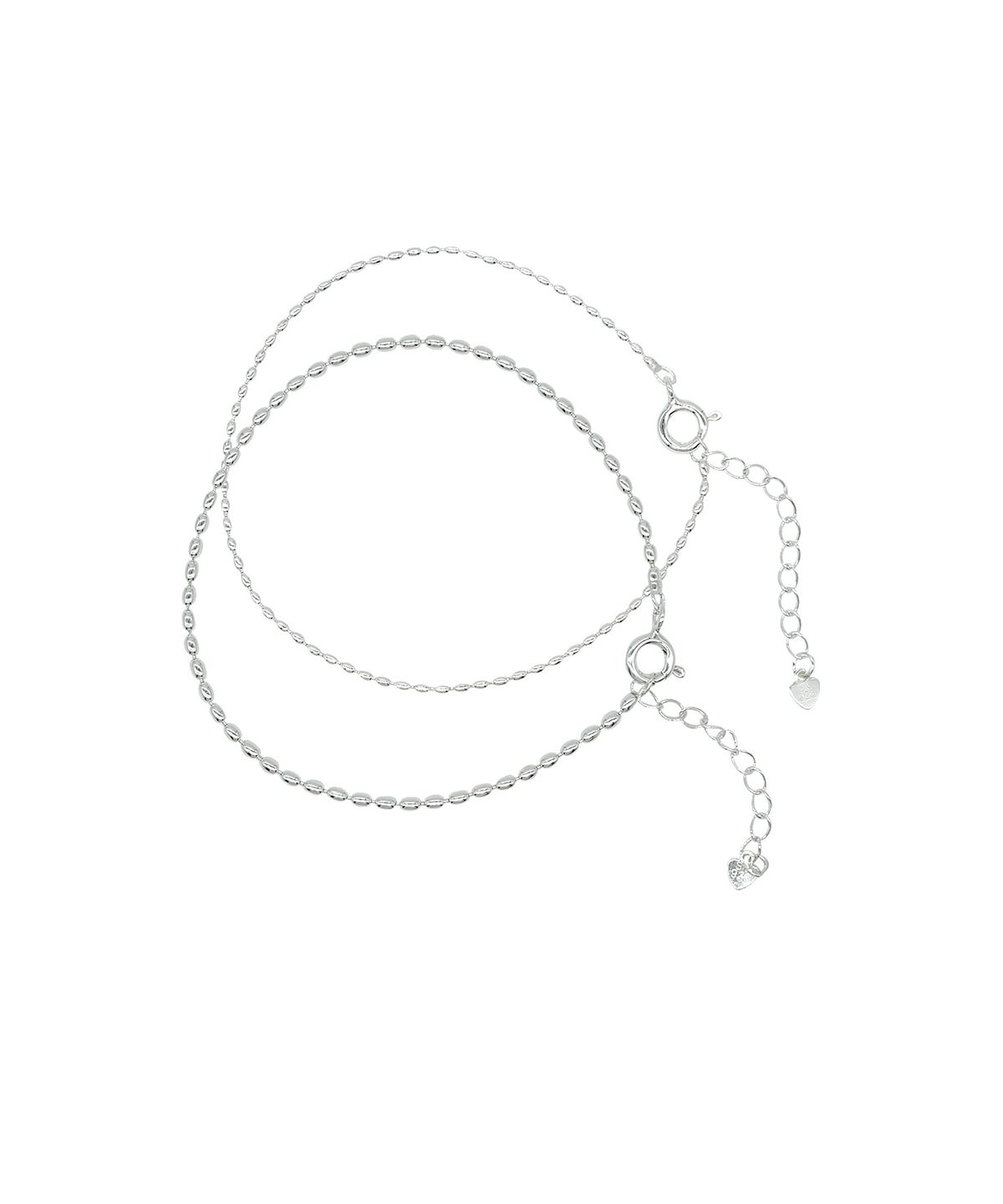아이엠제이(IAMJ) [925 Silver] 베이직 에그볼 팔찌 (2types)