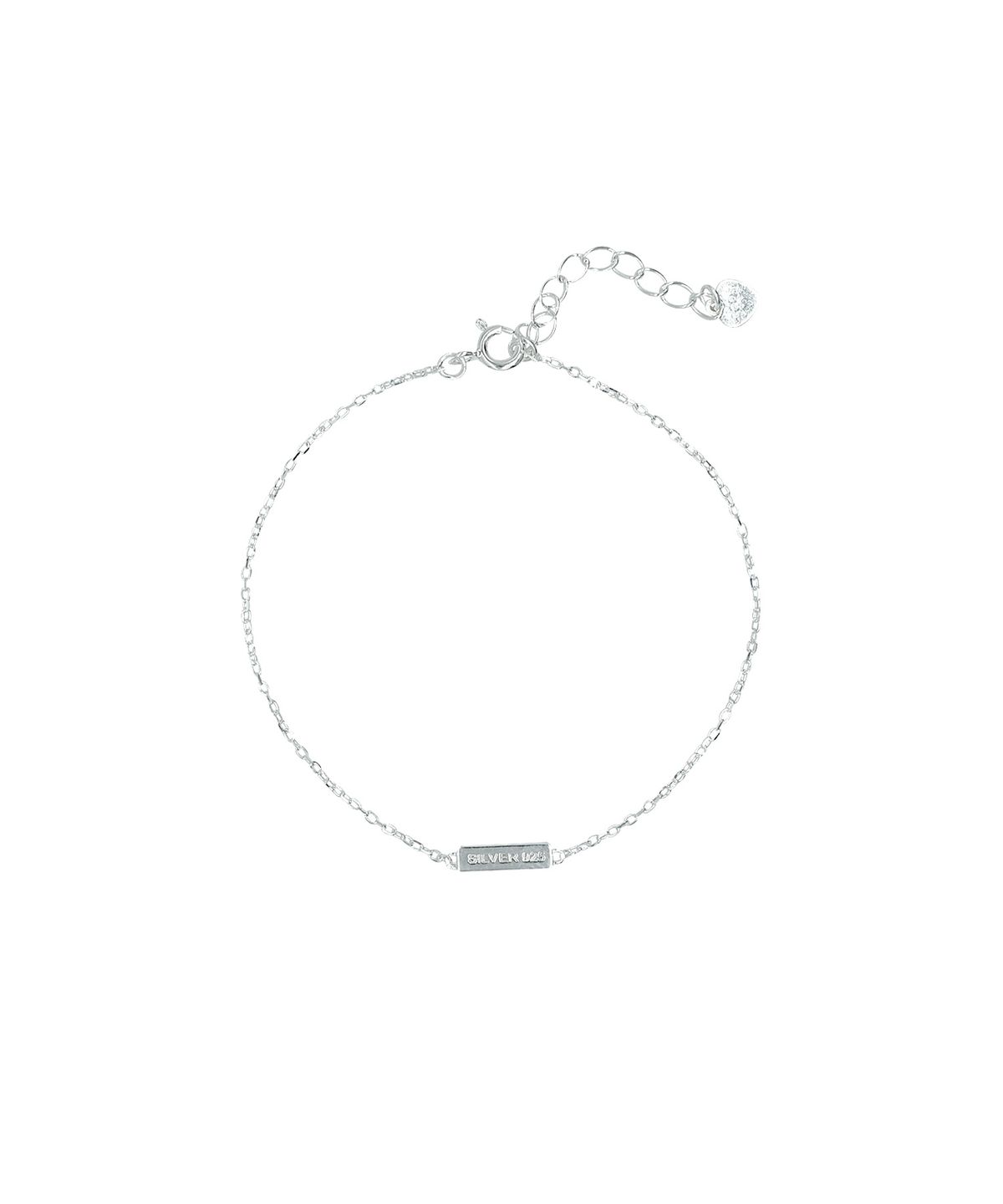아이엠제이(IAMJ) [925 Silver] 베이직 실버 바 팔찌
