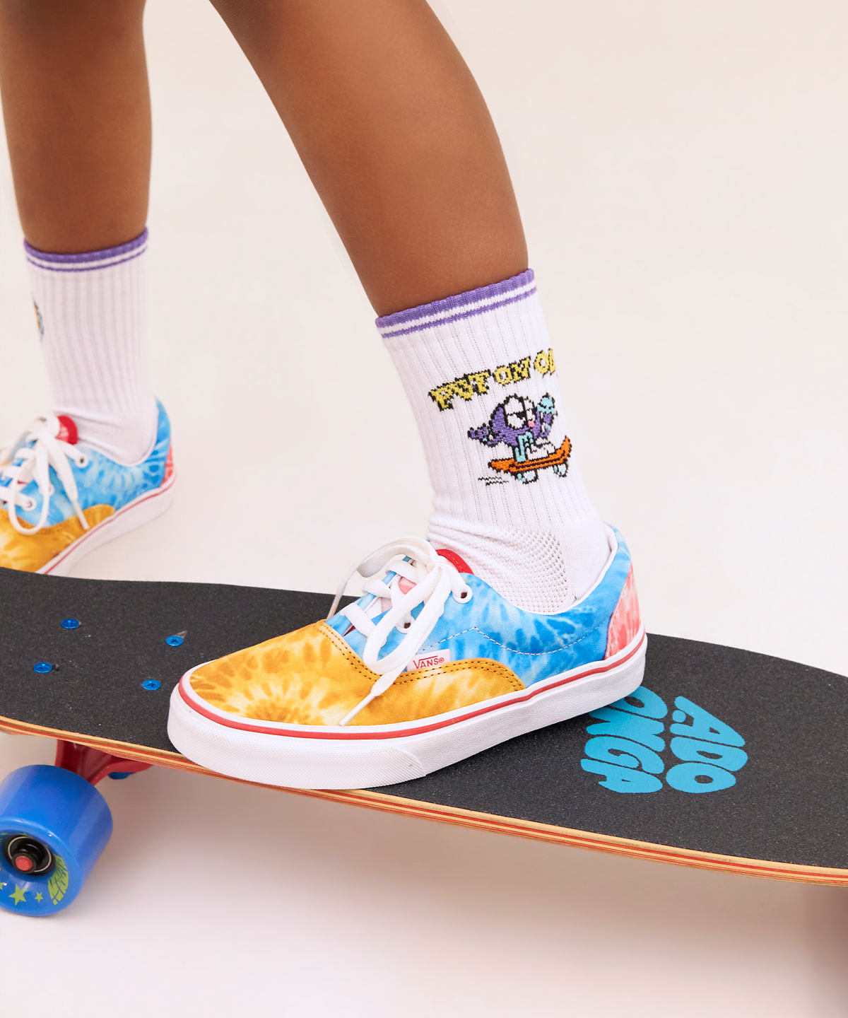 오드삭스 키즈(ODDSOCKS KIDS) [2PACK] 쿠셔닝 키즈 크루 삭스 -4types