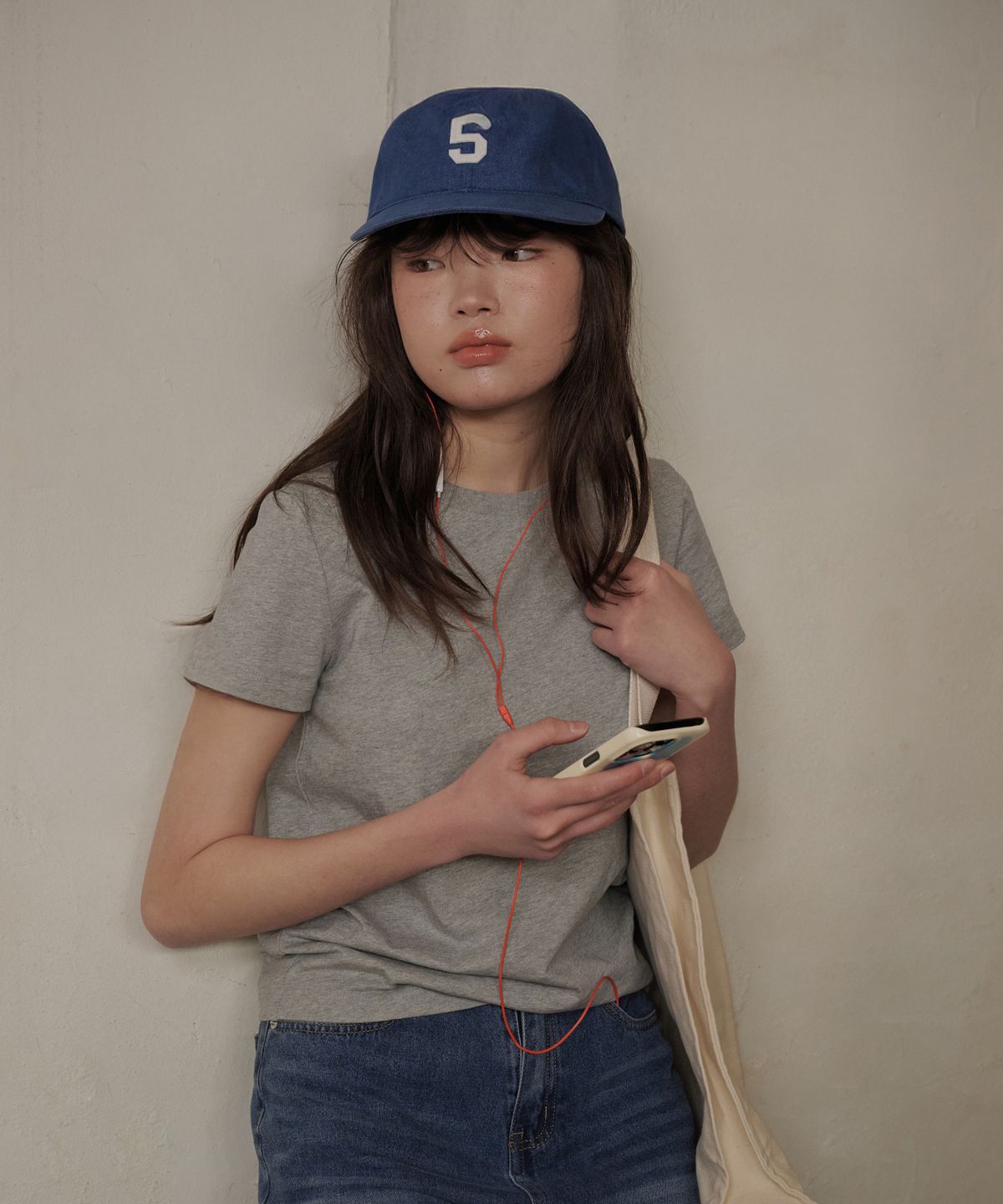 오끼뜨(OGGITT) 5 로우 볼캡 진청