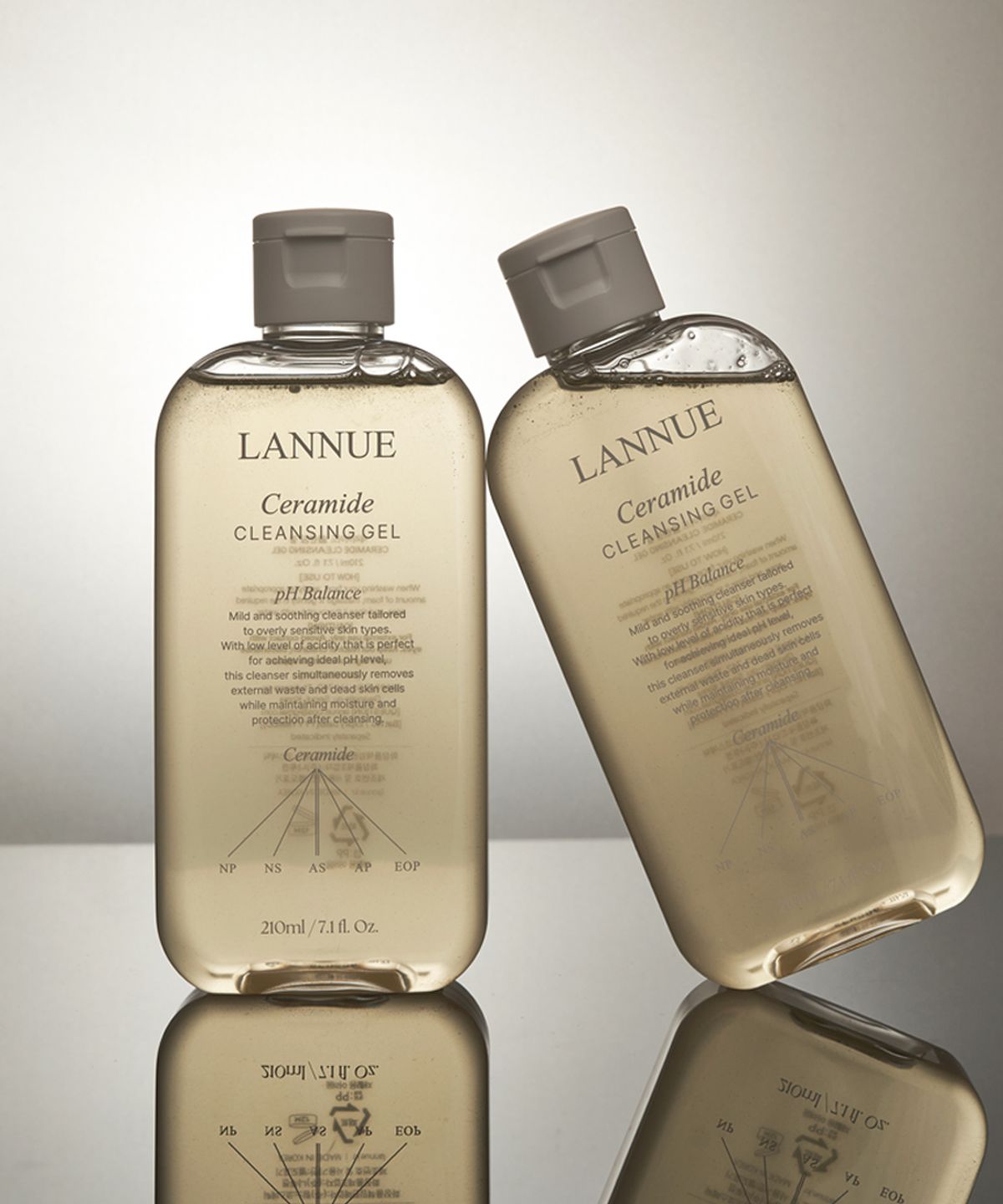 랑느(LANNUE) [약산성]세라마이드 클렌징 겔 (1개)