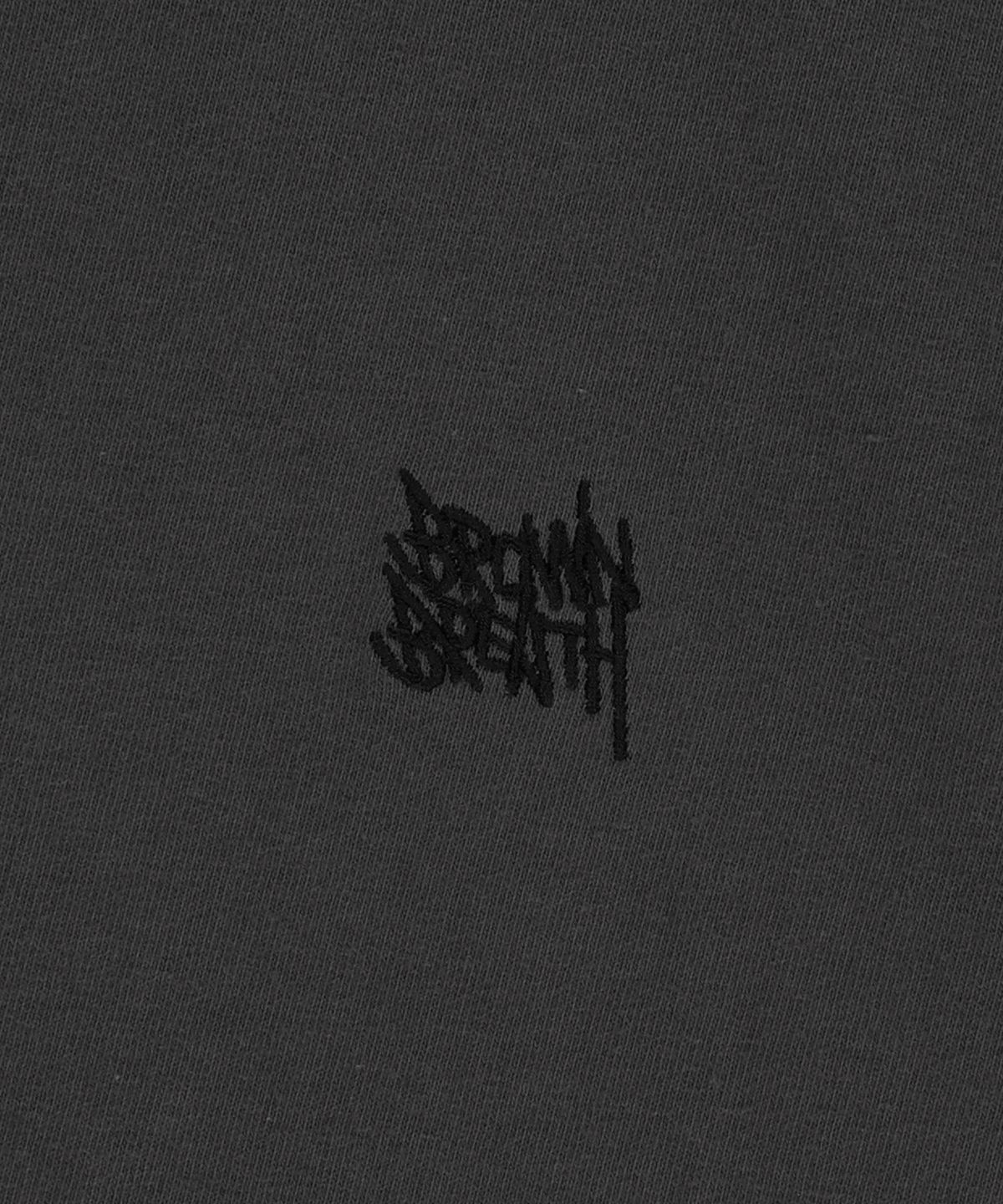 브라운브레스(BROWNBREATH) KITTY TAG TEE - CHARCOAL
