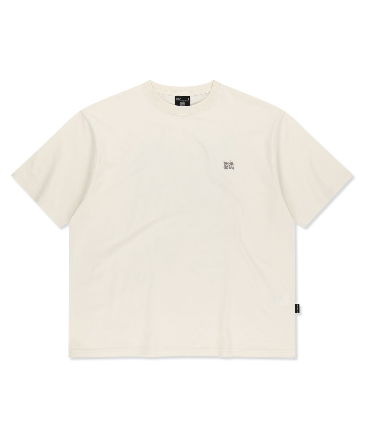 브라운브레스(BROWNBREATH) KITTY TAG TEE - IVORY