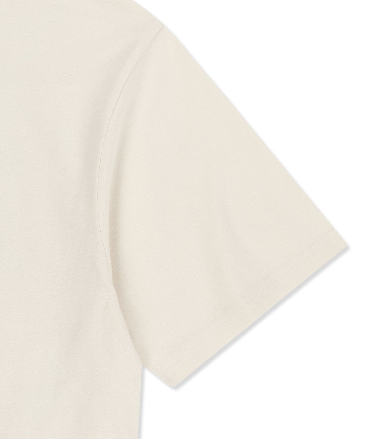 브라운브레스(BROWNBREATH) KITTY TAG TEE - IVORY