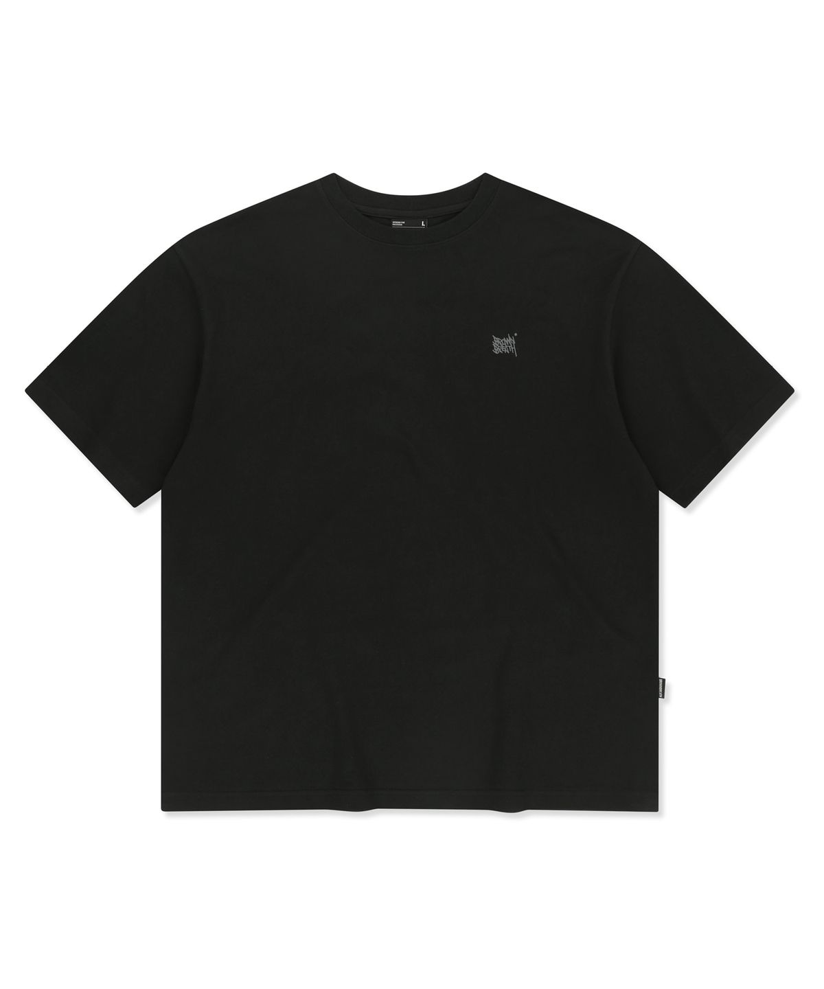 브라운브레스(BROWNBREATH) PAISLEY TAG TEE - BLACK