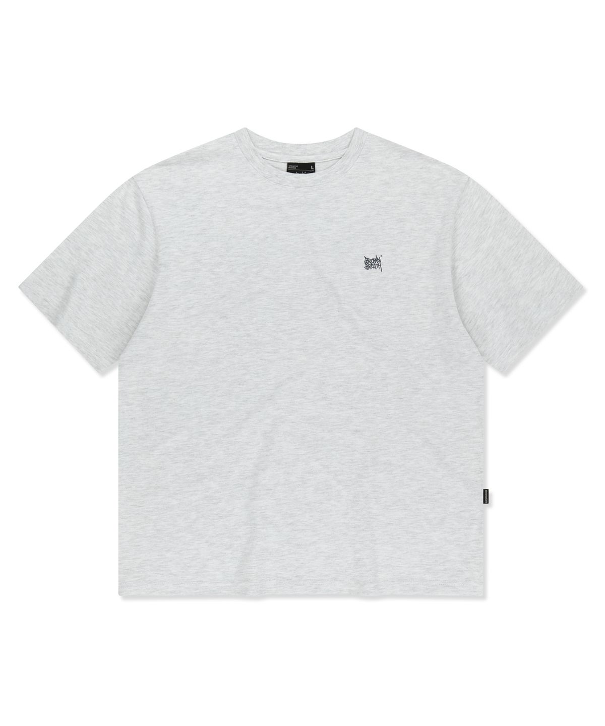 브라운브레스(BROWNBREATH) PAISLEY TAG TEE - ASH