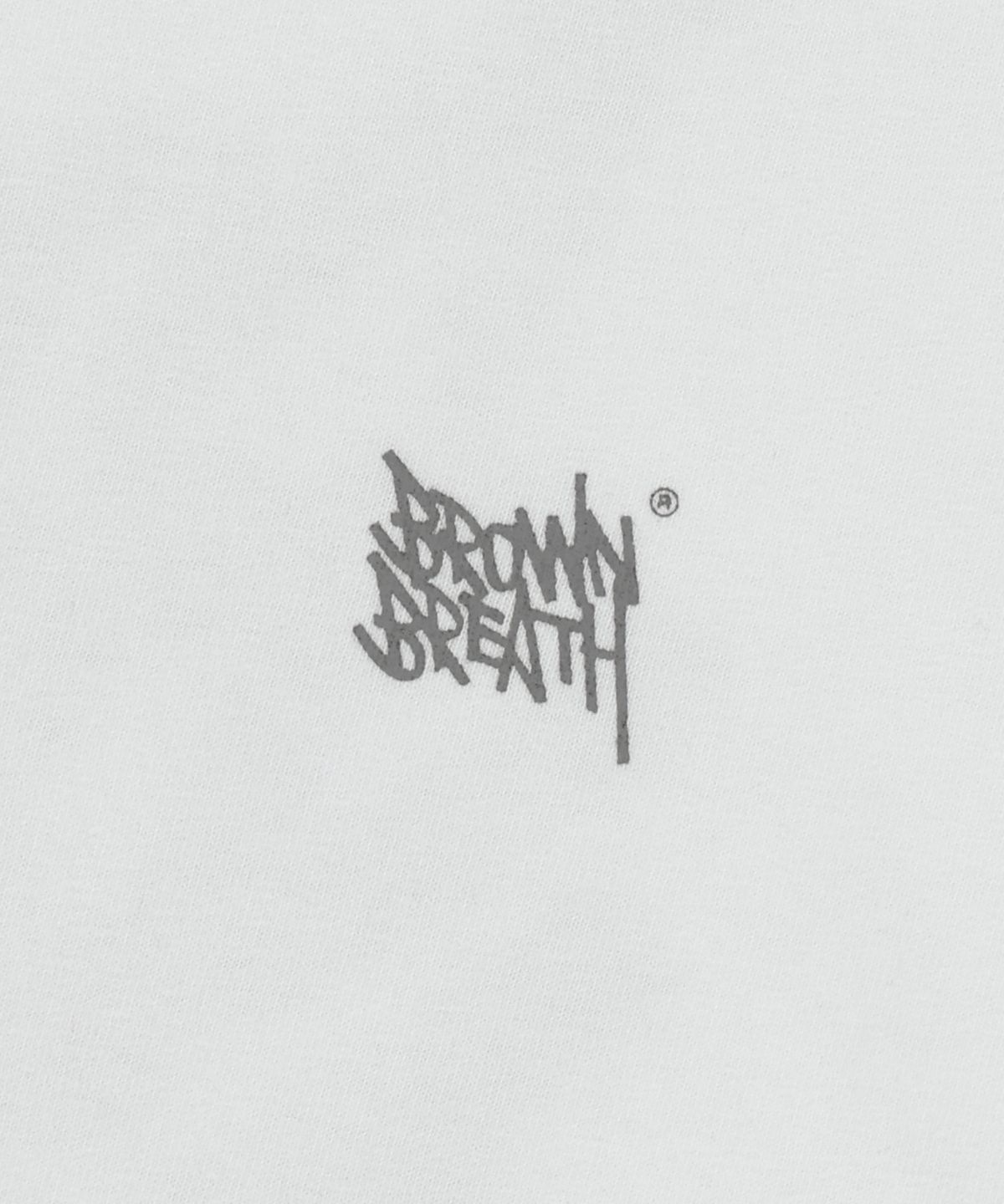 브라운브레스(BROWNBREATH) PAISLEY TAG TEE - WHITE