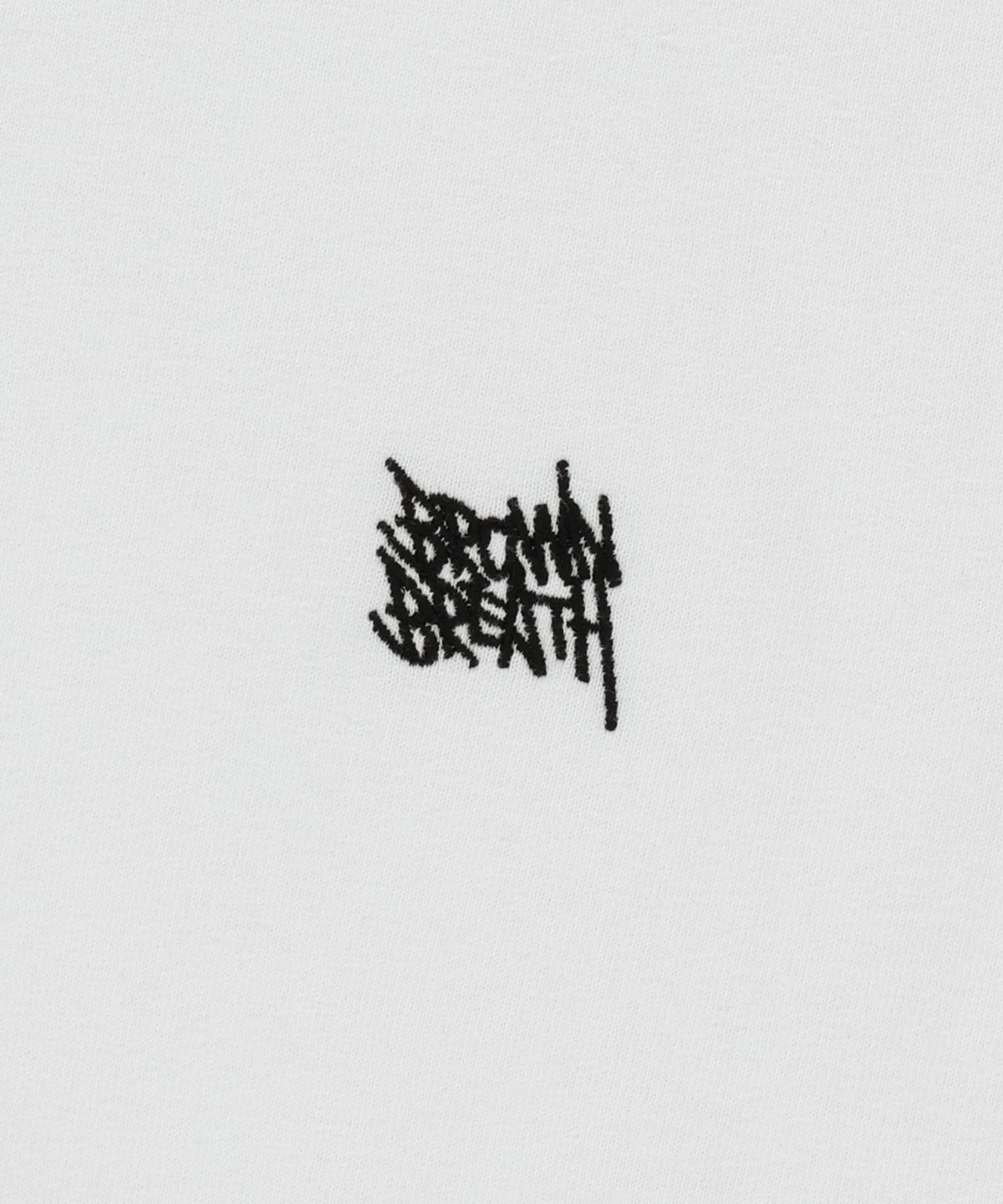 브라운브레스(BROWNBREATH) CROP TAG TEE - WHITE