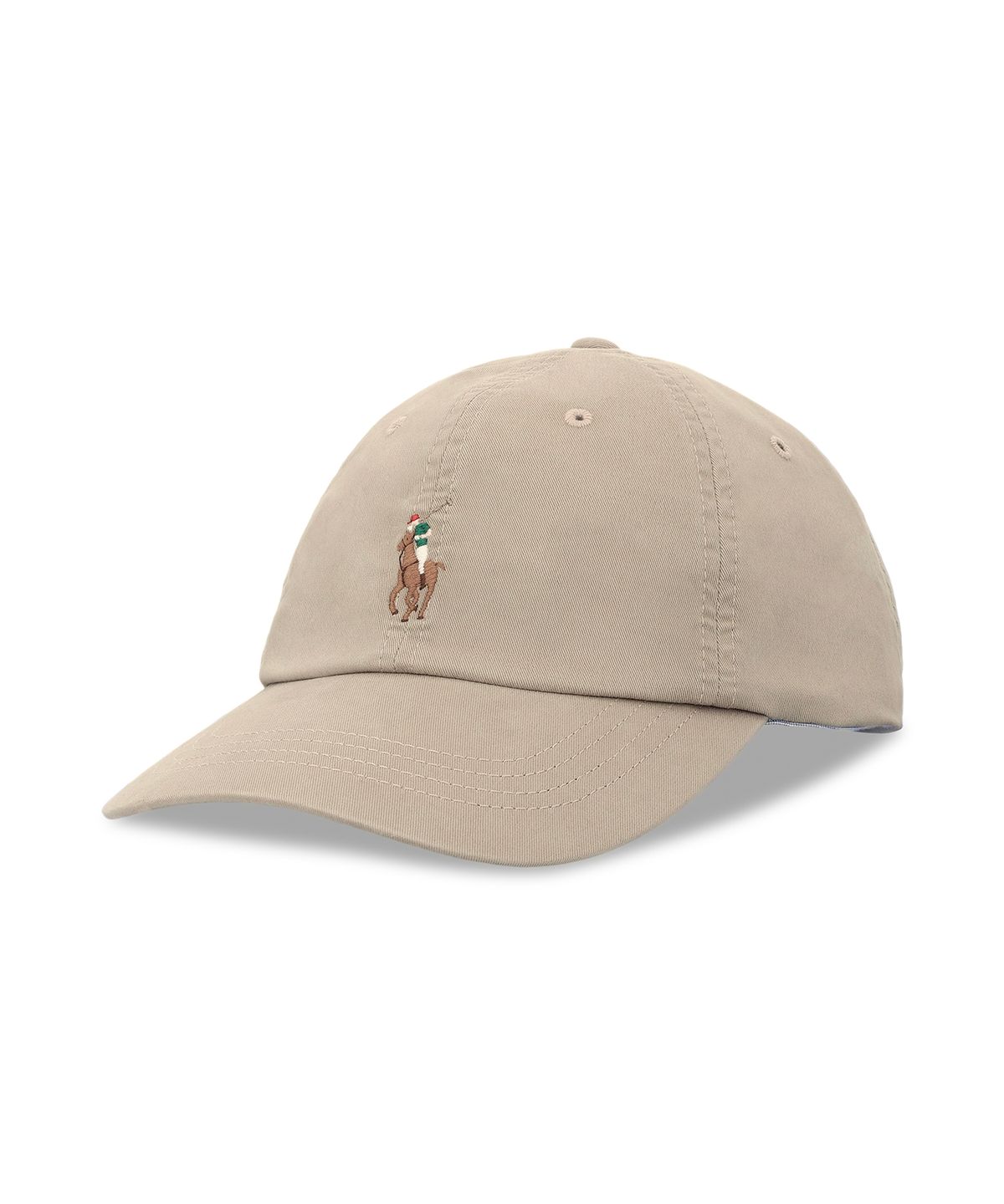 폴로 랄프 로렌(POLO RALPH LAUREN) 스트레치 코튼 트윌 볼 캡-라이트 베이지