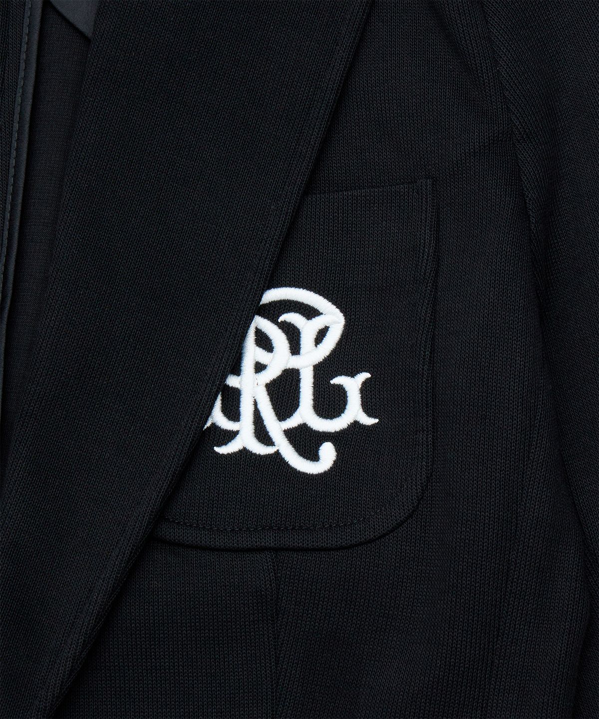 폴로 랄프 로렌(POLO RALPH LAUREN) 더블니트 자카드 블레이저-블랙