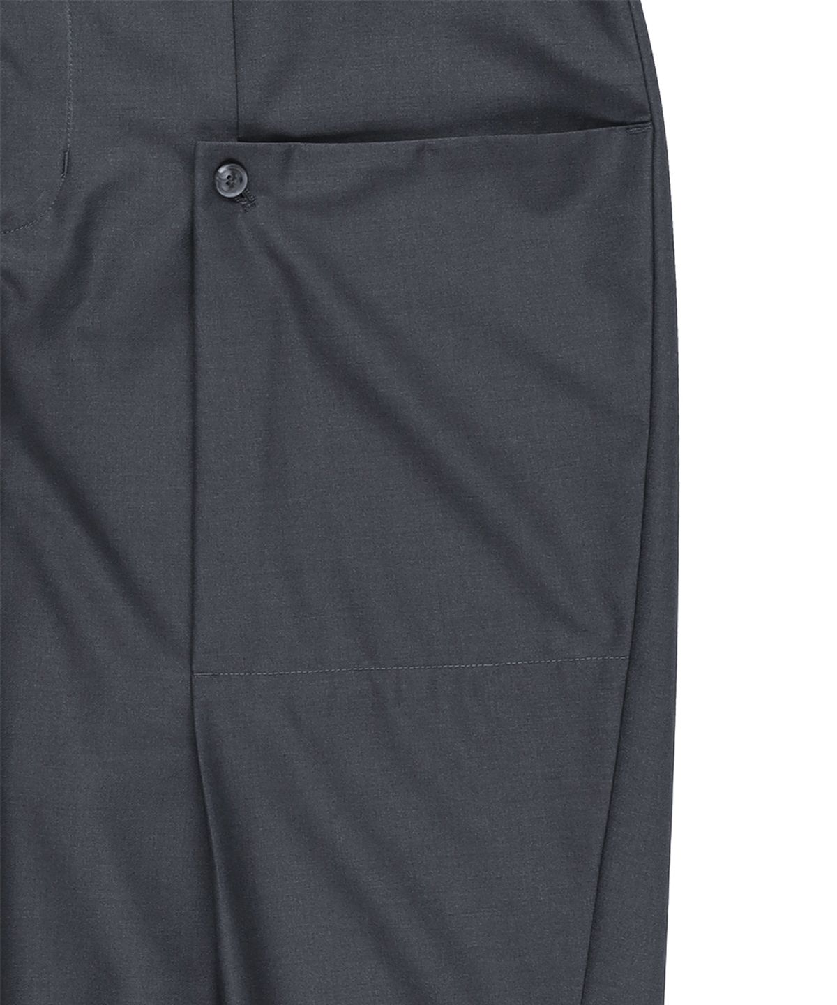 폼리쉬(FORMLICH) CURVED TROUSERS / DARK GREY