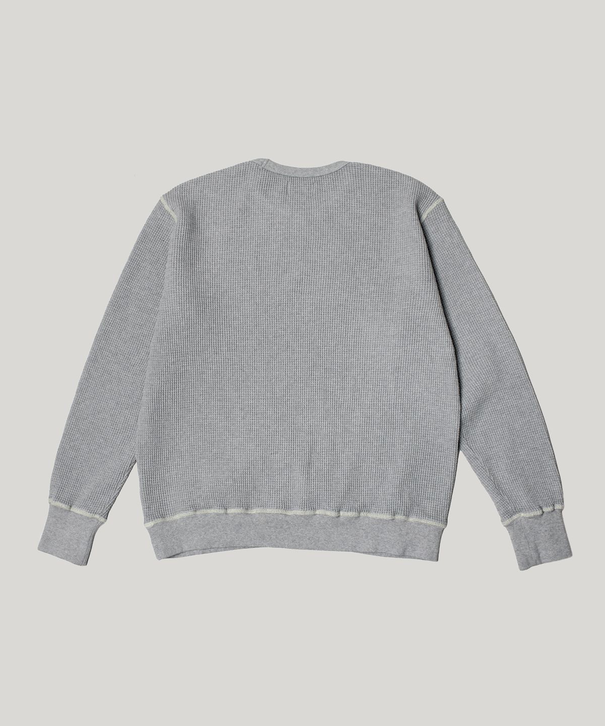러스틱클럽(RUSTICCLUB) VINTAGE HEAVY WAFFLE SWEAT_GREY