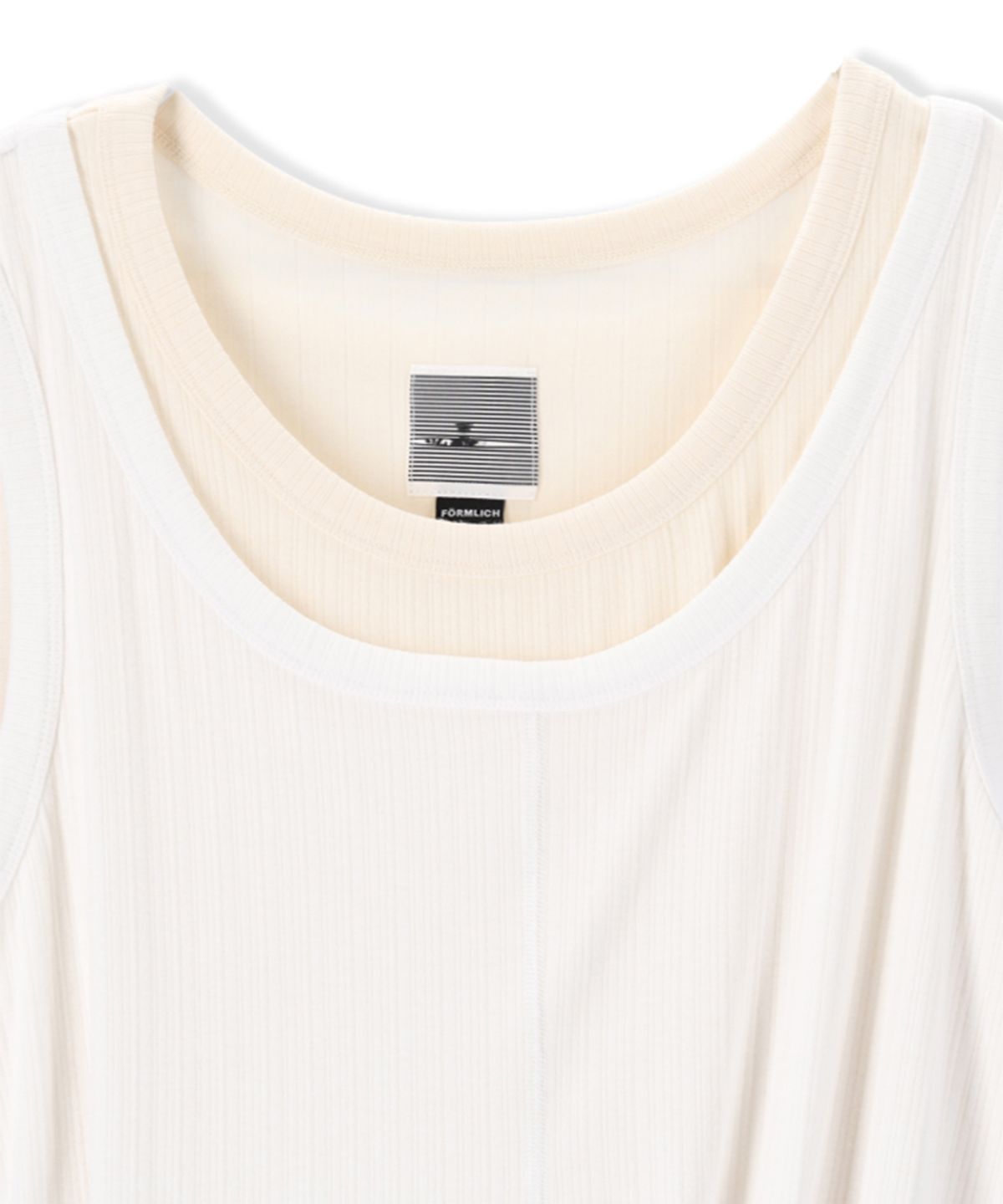 폼리쉬(FORMLICH) TWIST SLEEVELESS / WHITE & IVORY