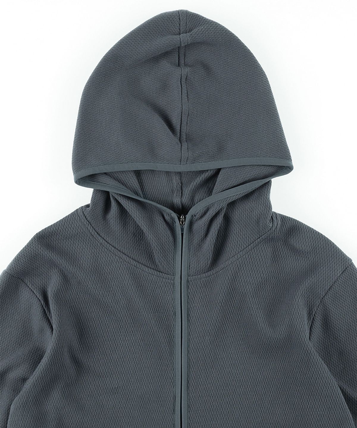 폼리쉬(FORMLICH) CABLE HOODIE ZIPUP / CHARCOAL