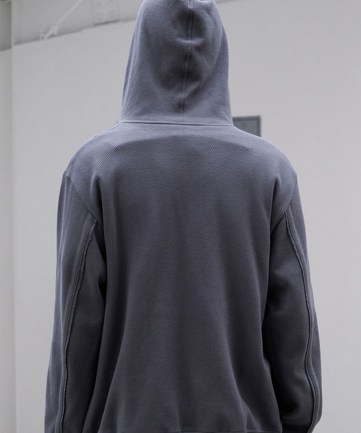 폼리쉬(FORMLICH) CABLE HOODIE ZIPUP / CHARCOAL