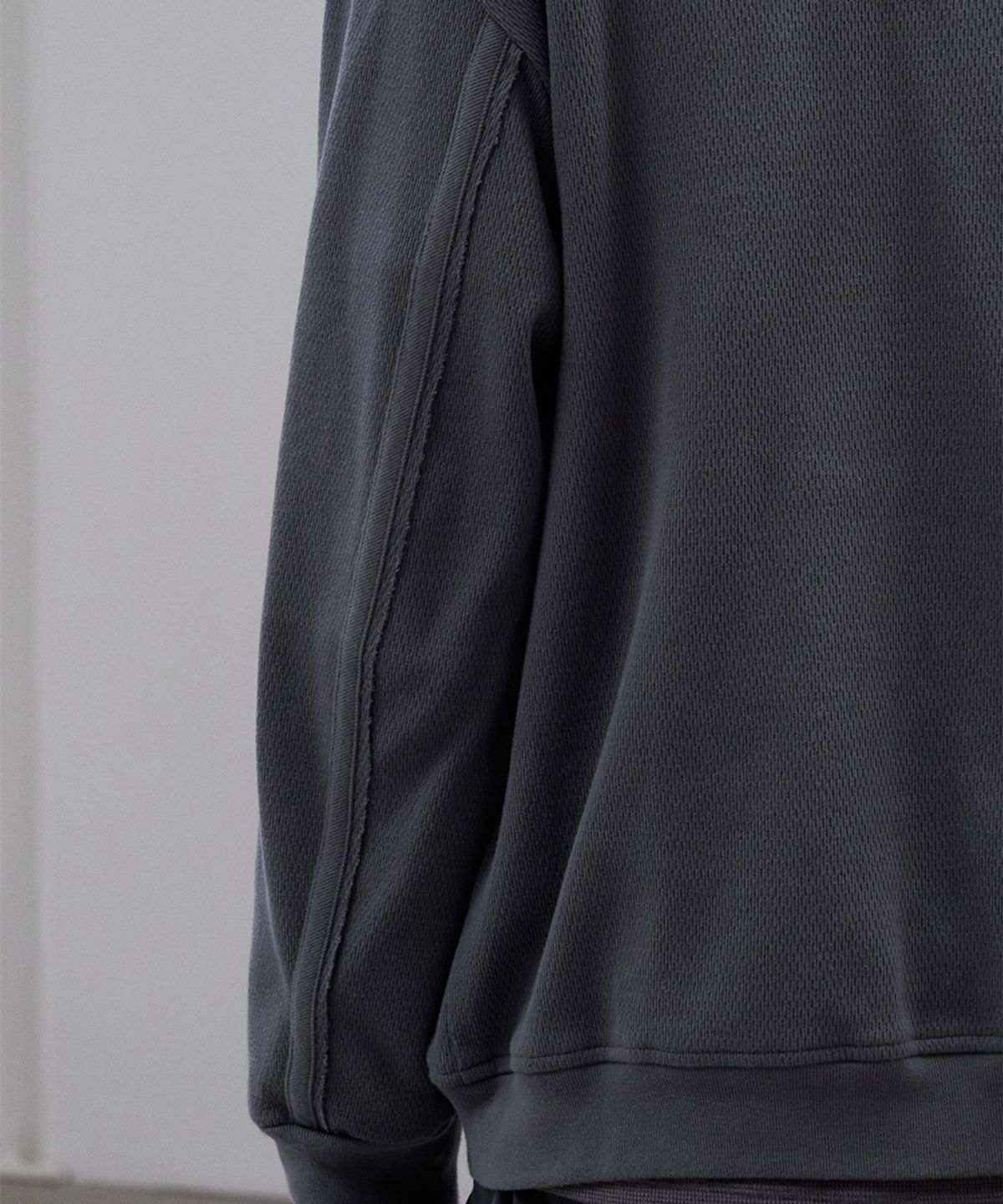 폼리쉬(FORMLICH) CABLE HOODIE ZIPUP / CHARCOAL