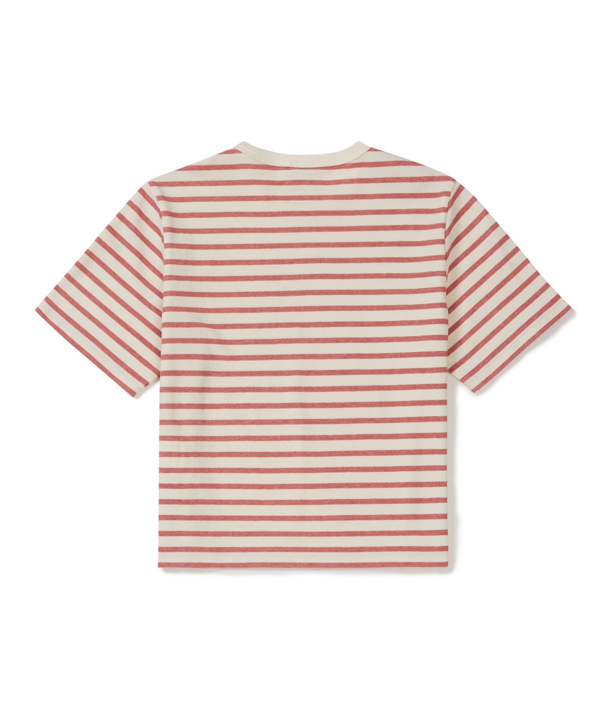 스노우피크 어패럴(SNOWPEAK APPAREL) 소로나 여성 스트라이프 반팔 티셔츠 (S26MWFTS69) Red