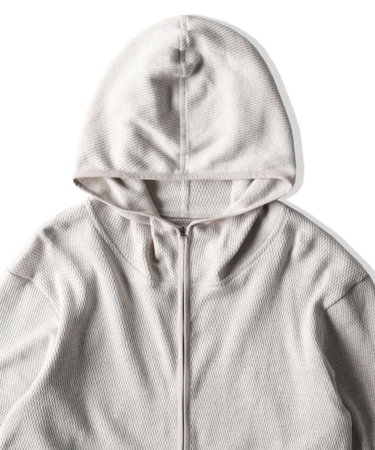 폼리쉬(FORMLICH) CABLE HOODIE ZIPUP / MELANGE GREY