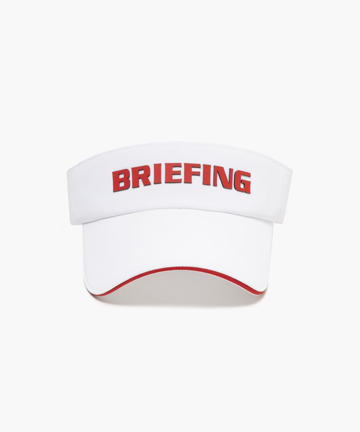 브리핑 골프(BRIEFING GOLF) 남자 빅 로고 바이저_화이트