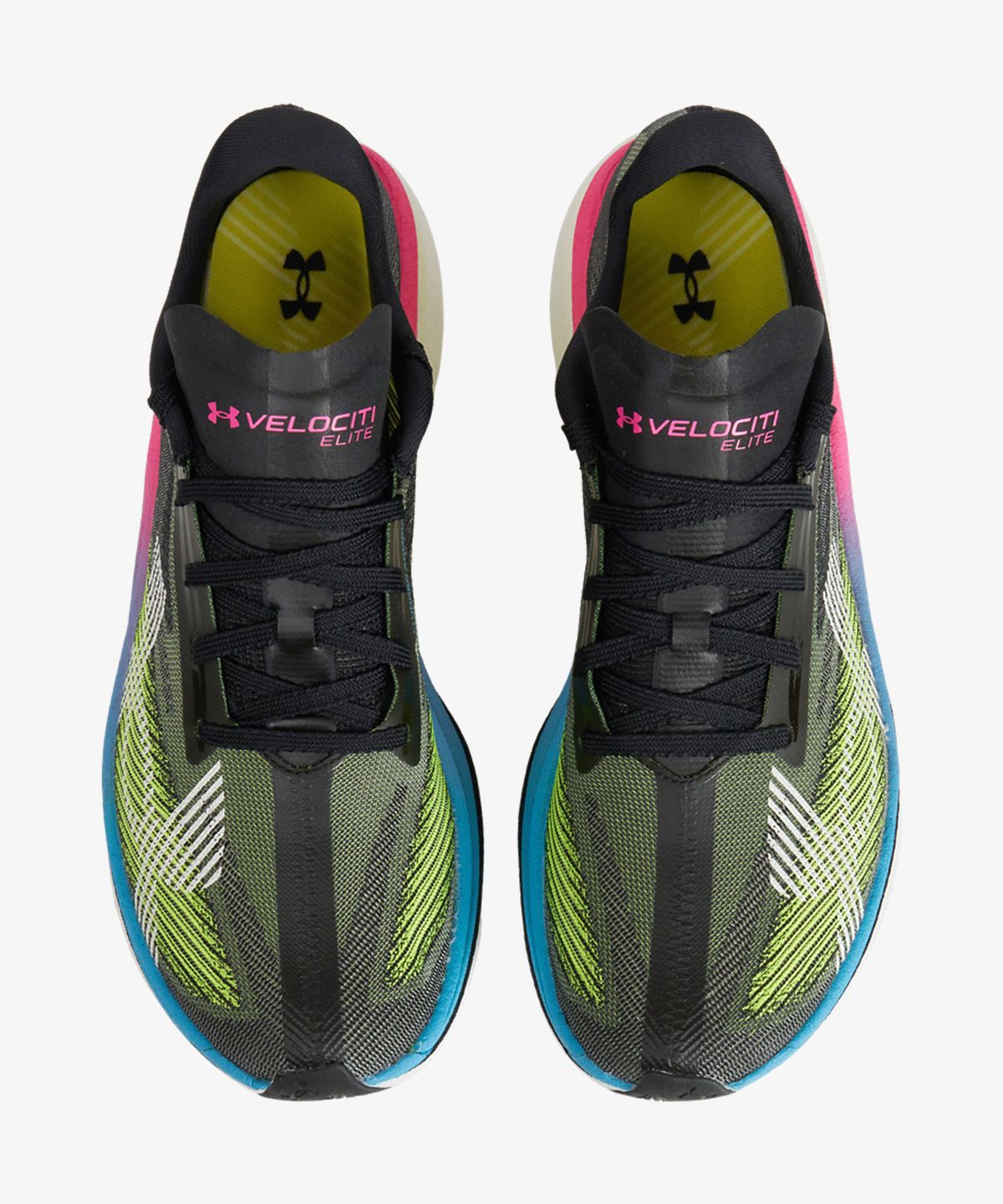 언더아머(UNDERARMOUR) UA 벨로시티 엘리트 3 - 블랙:하이 비스 옐로우 / 6005377-002