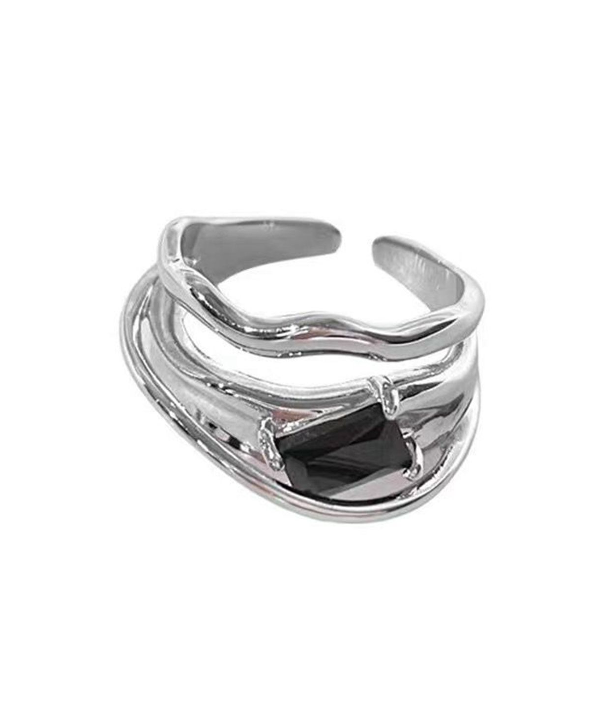 헤이타(HEITA) ELVIRAQ BK SILVER RING 엘비락 블랙 실버 링 반지