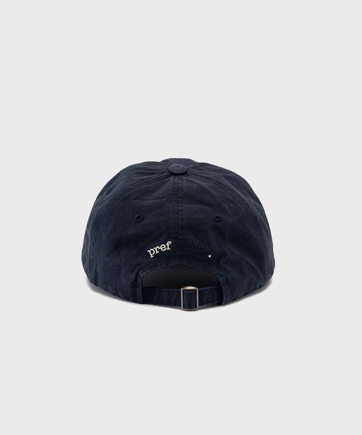 프레프(PREF) NAVY P-LOGO 6 PANEL CAP