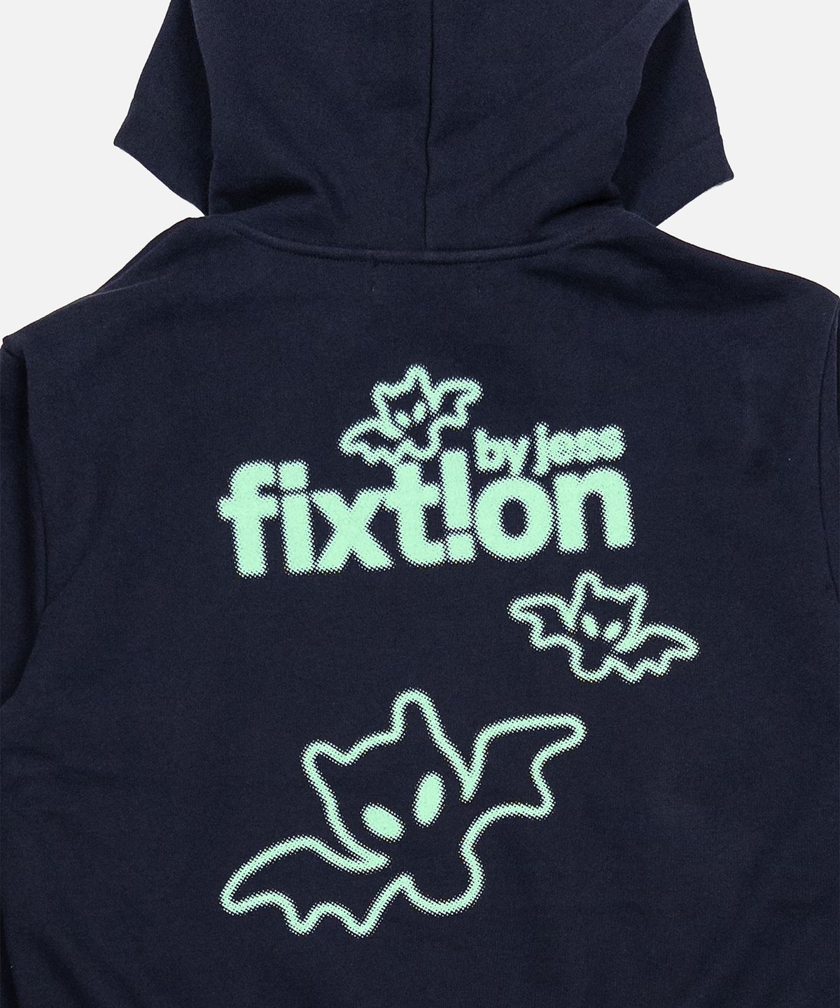제스픽션(JESSFIXTION) FIXT!ON 3-BATS HOOD ZIP-UP (BLACK)