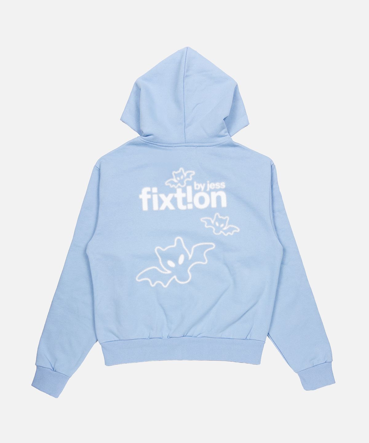 제스픽션(JESSFIXTION) FIXT!ON 3-BATS HOOD ZIP-UP (SKY BLUE)