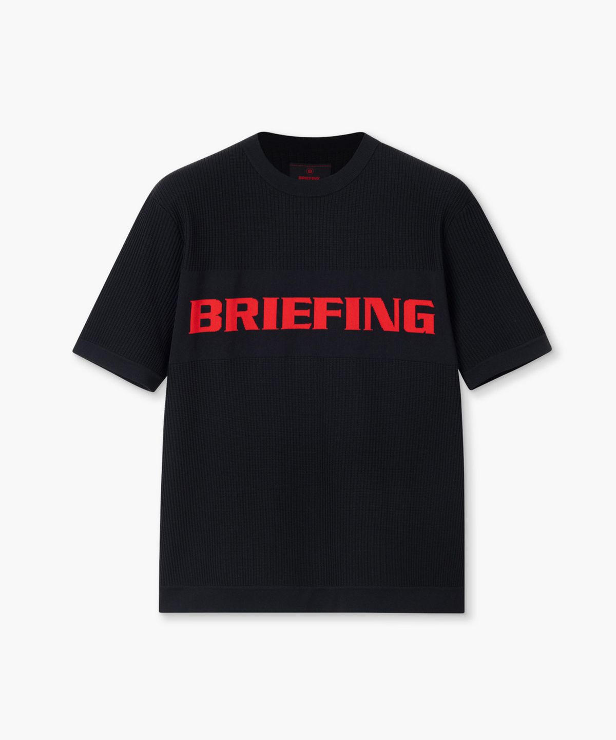 브리핑 골프(BRIEFING GOLF) 남자 크루넥 스웨터_블랙