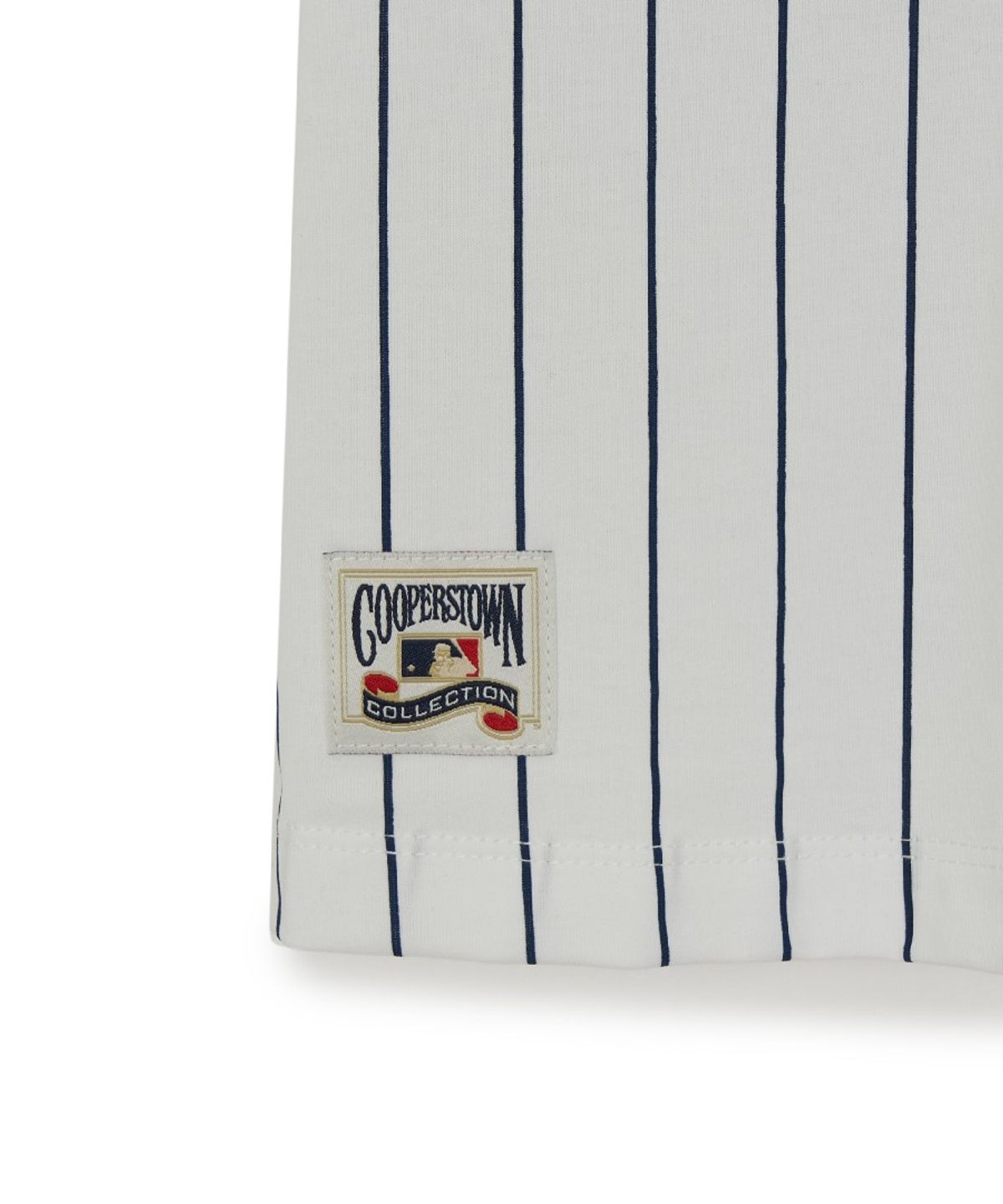 엠엘비 키즈(MLB KIDS) 스트릿 베이직 스트라이프 데님 티셔츠세트(여아) NY (L.Blue)